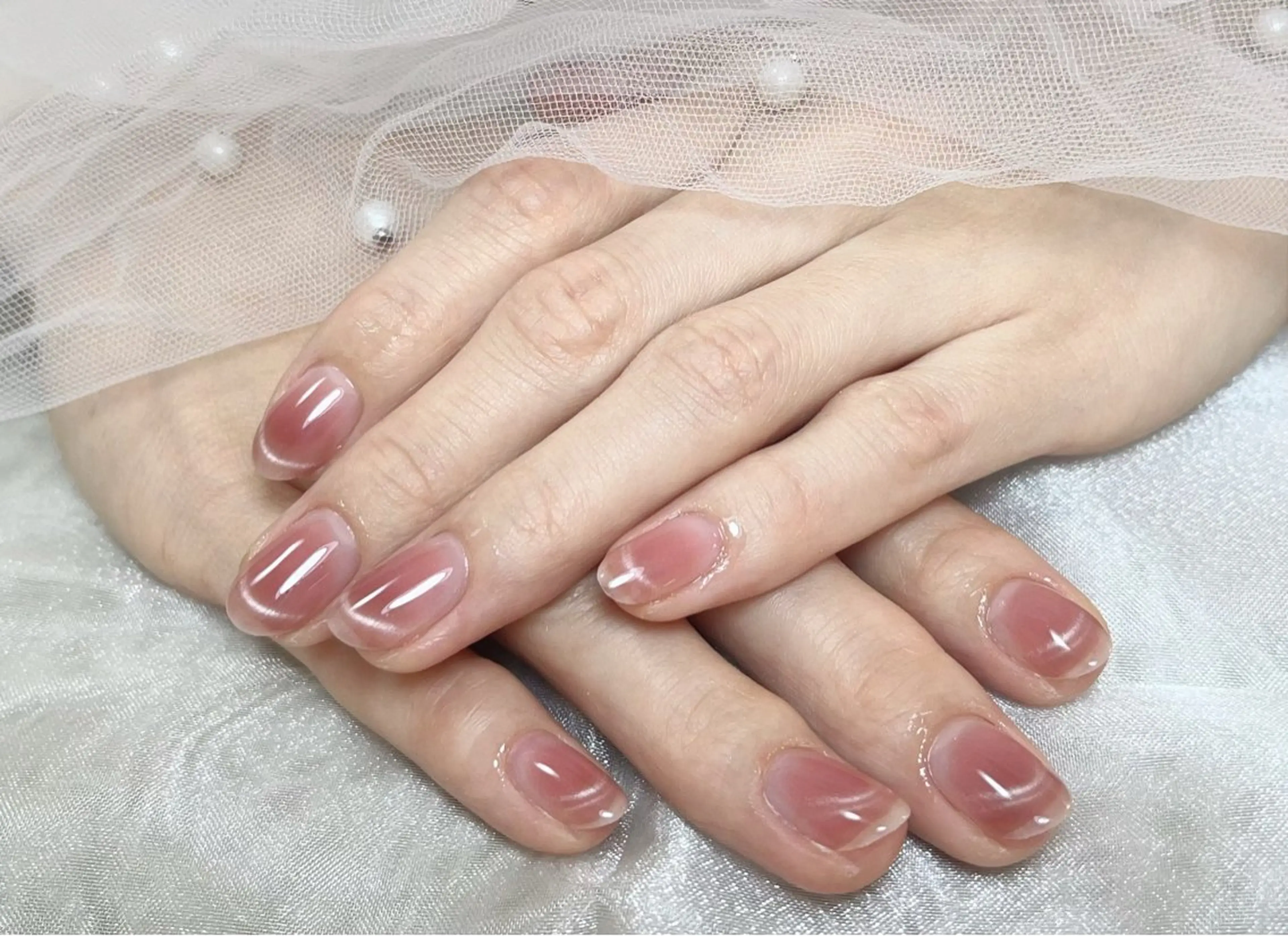 ネイル オーロラネイル チークネイル フットネイル フレンチネイル ジェルネイル NEW NAIL💞 yukiのネイルデザイン