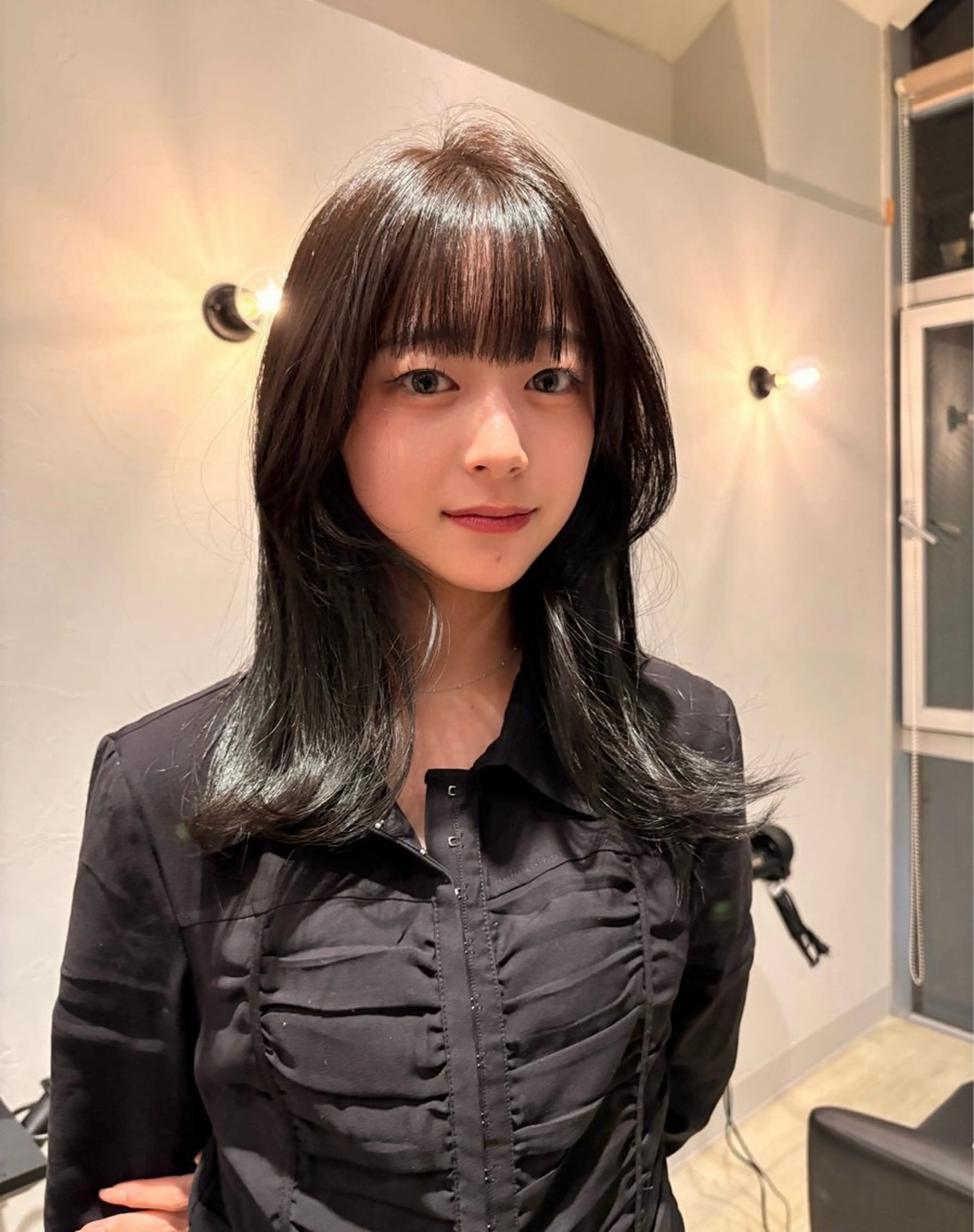 ミディアム カラー ボブレイヤー ミディアムパーマ ボブ 髪質改善 韓国風ヘア 天神大名抜け感パーマ ラフパーマのその他イメージ