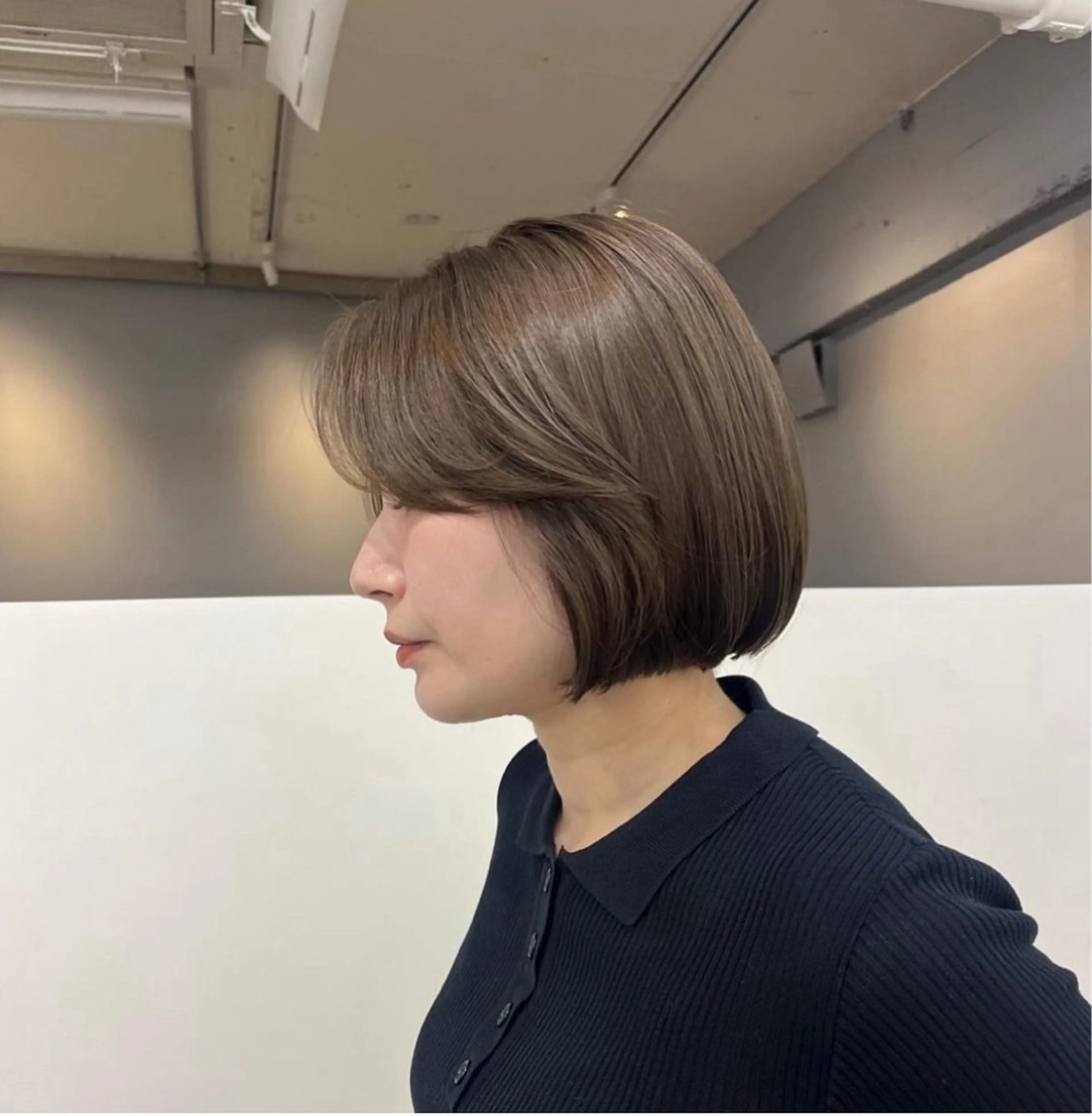 ショート カラー ベージュカラー ブリーチ ダブルカラー ブリーチなしカラー ボブ ❣️圧倒的透明感ヘア ❣️yukinaのヘアスタイル