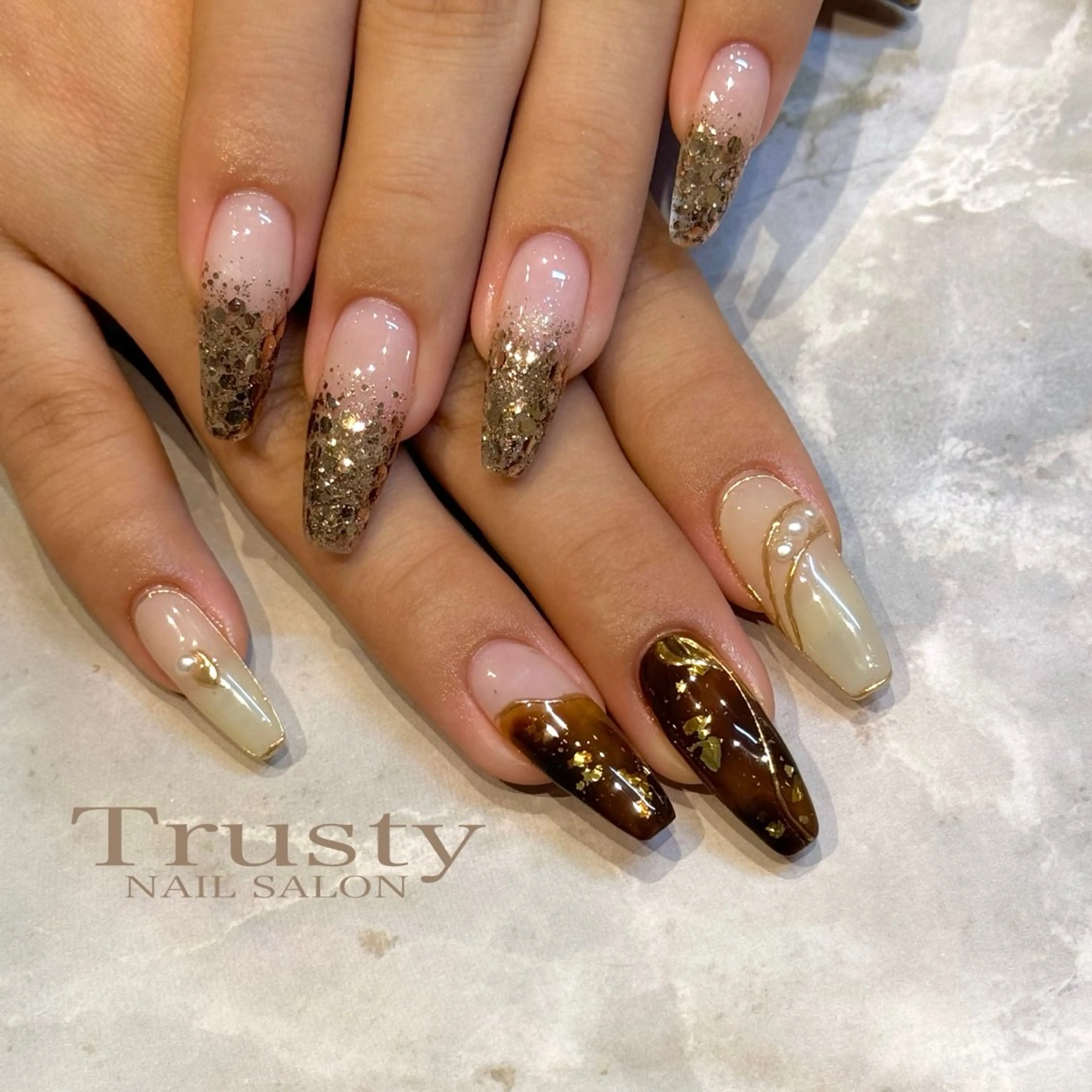 ネイル Trusty新小岩 杉山のネイルデザイン