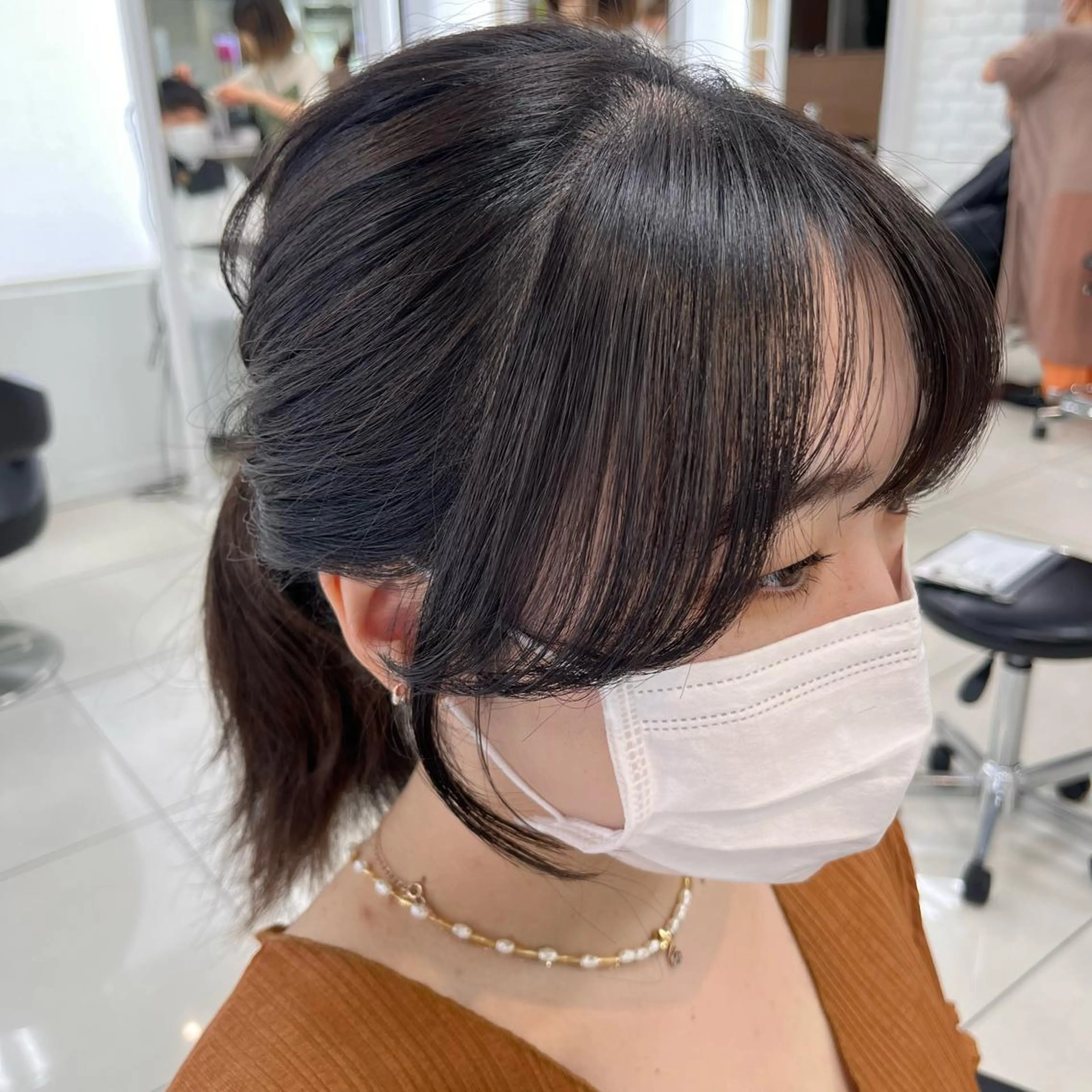 ショート 顔周りカット 小顔カット 【メンズ縮毛矯正/ Ryokaのヘアスタイル