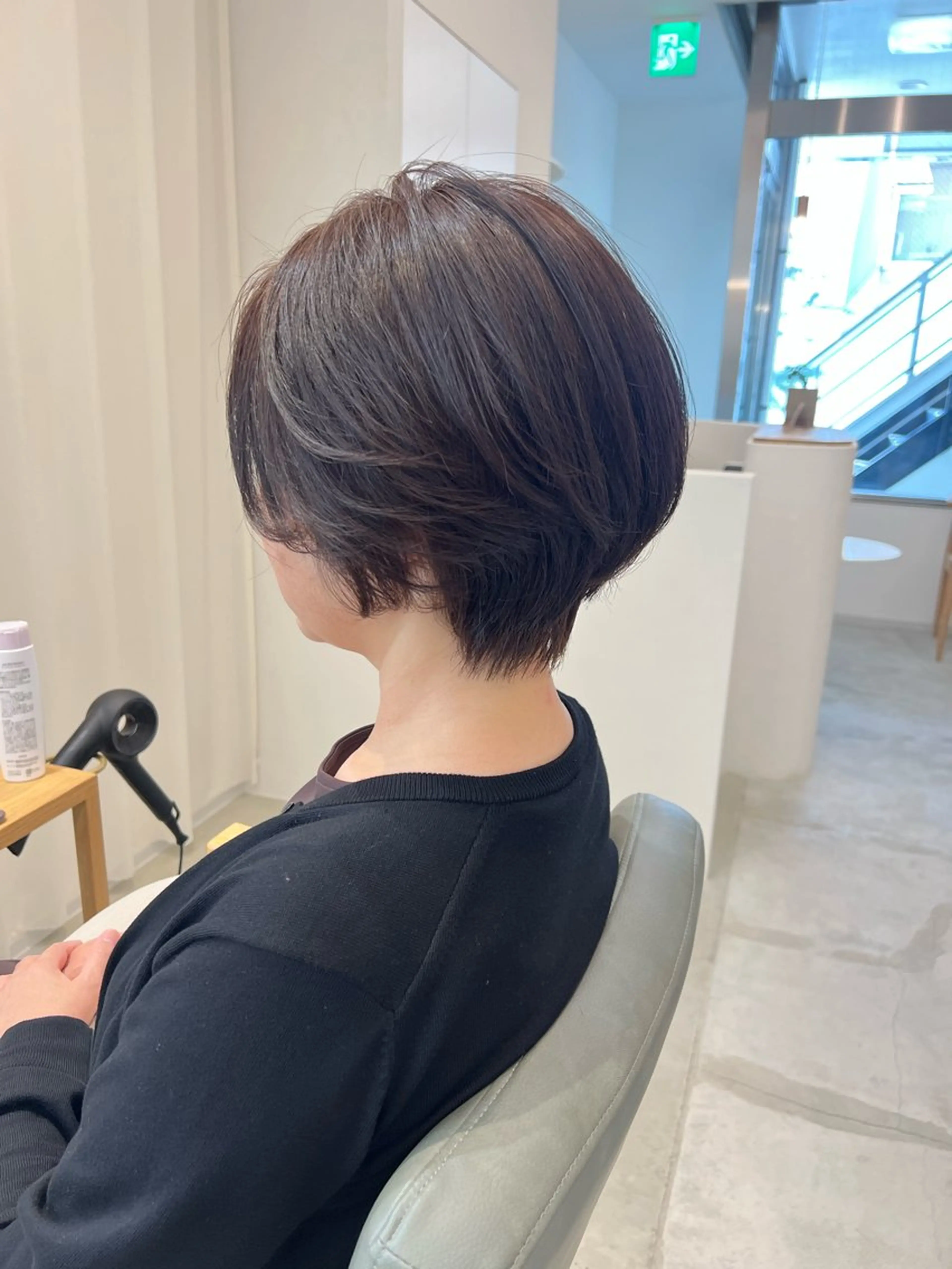 ショート カット ヘアカラー トリートメント yu koのヘアスタイル