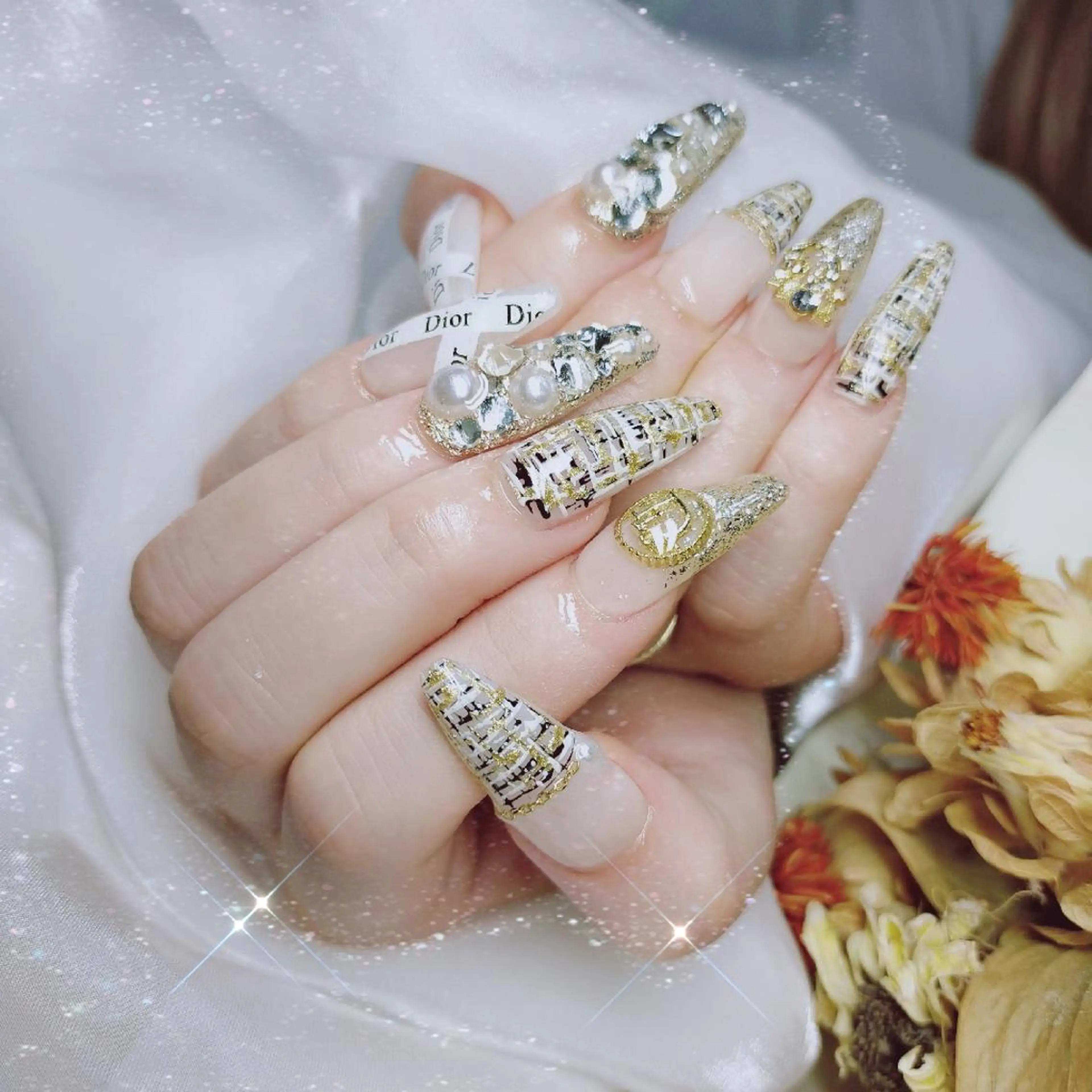 ネイル ハンドネイル 森 ネイルサロンのネイルデザイン