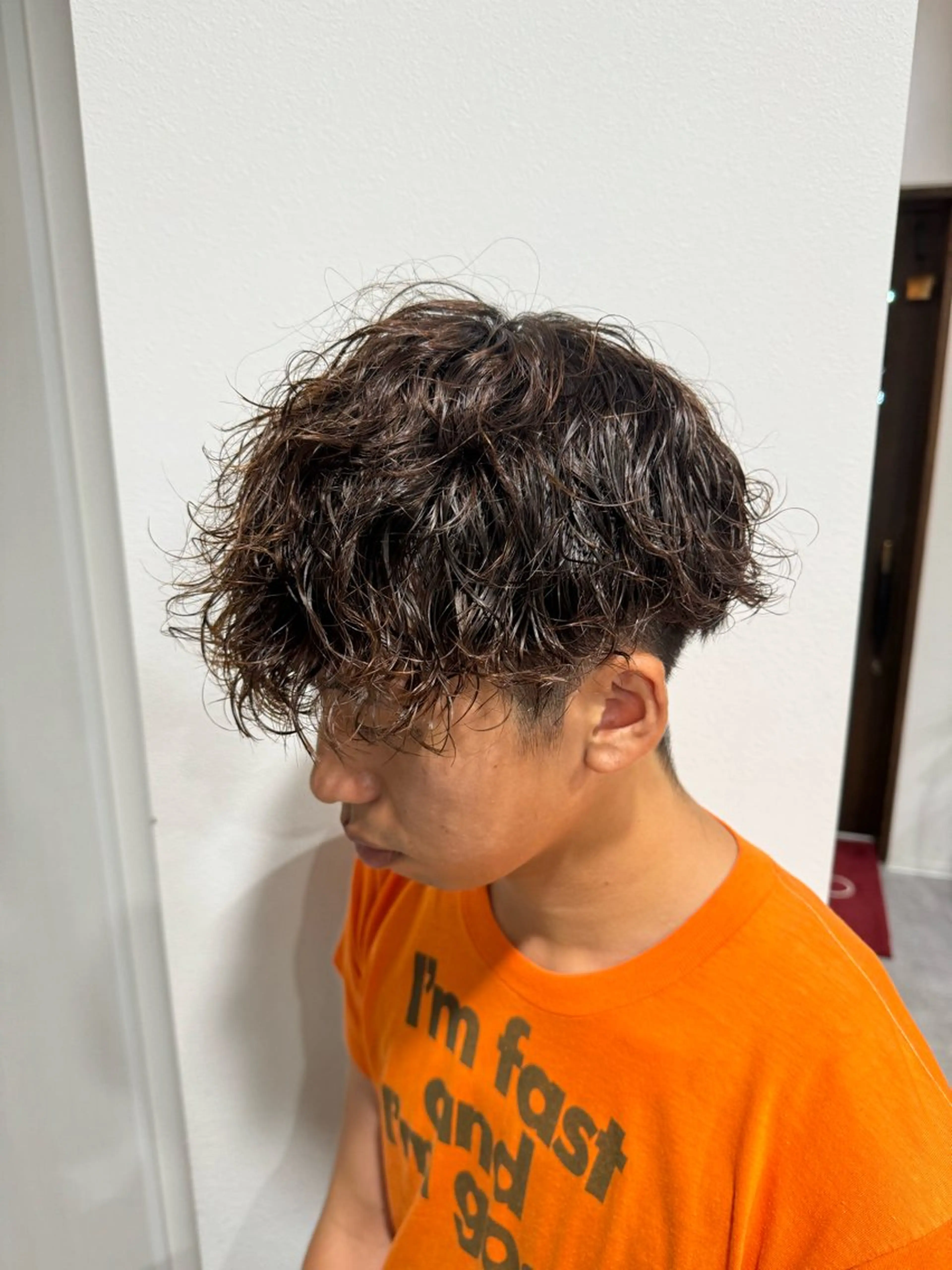 朝楽スタイル！メンズカット+スパイラルパーマ！の写真