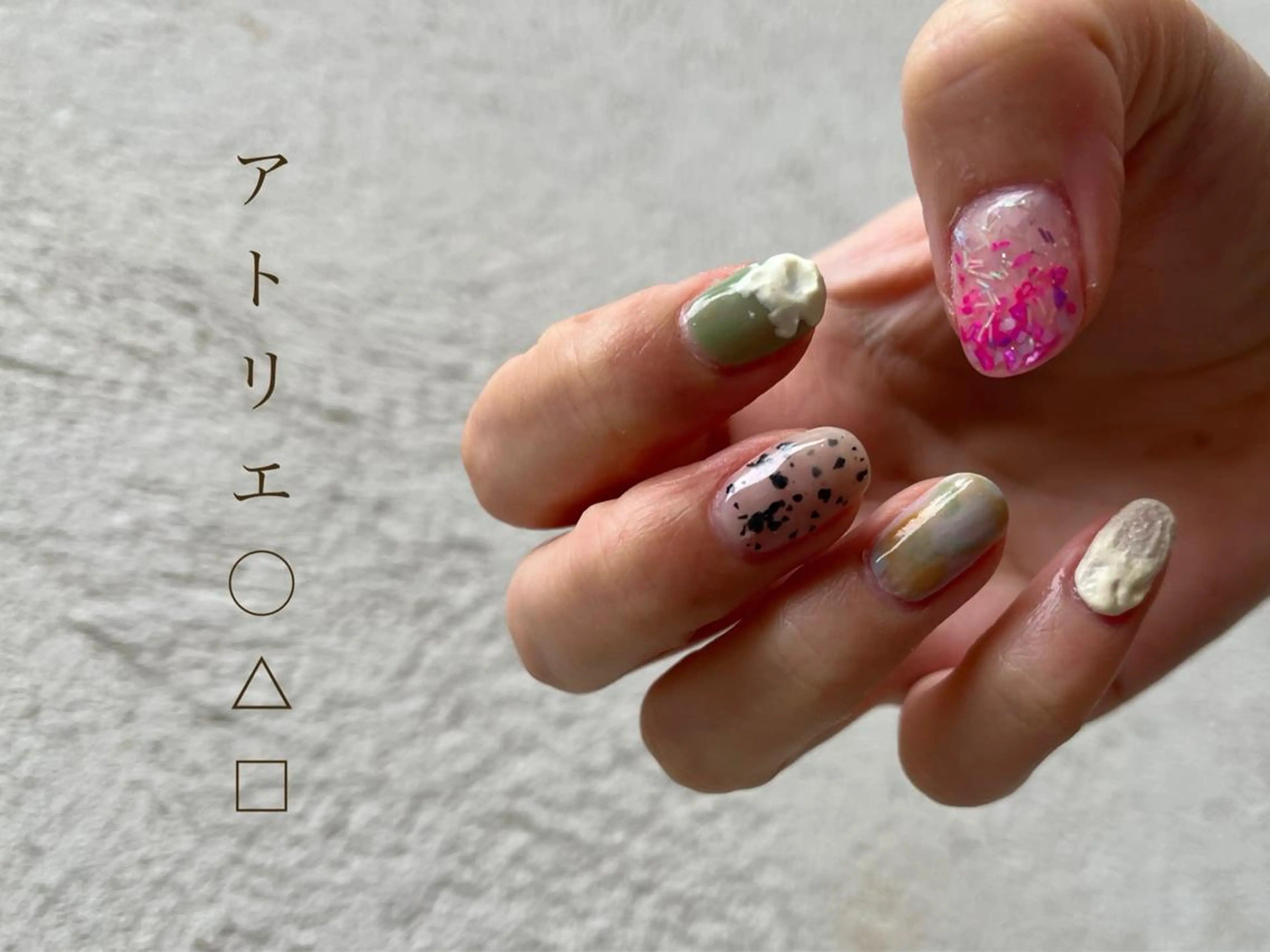 ネイル ハンドネイル アトリエ ○△□のネイルデザイン