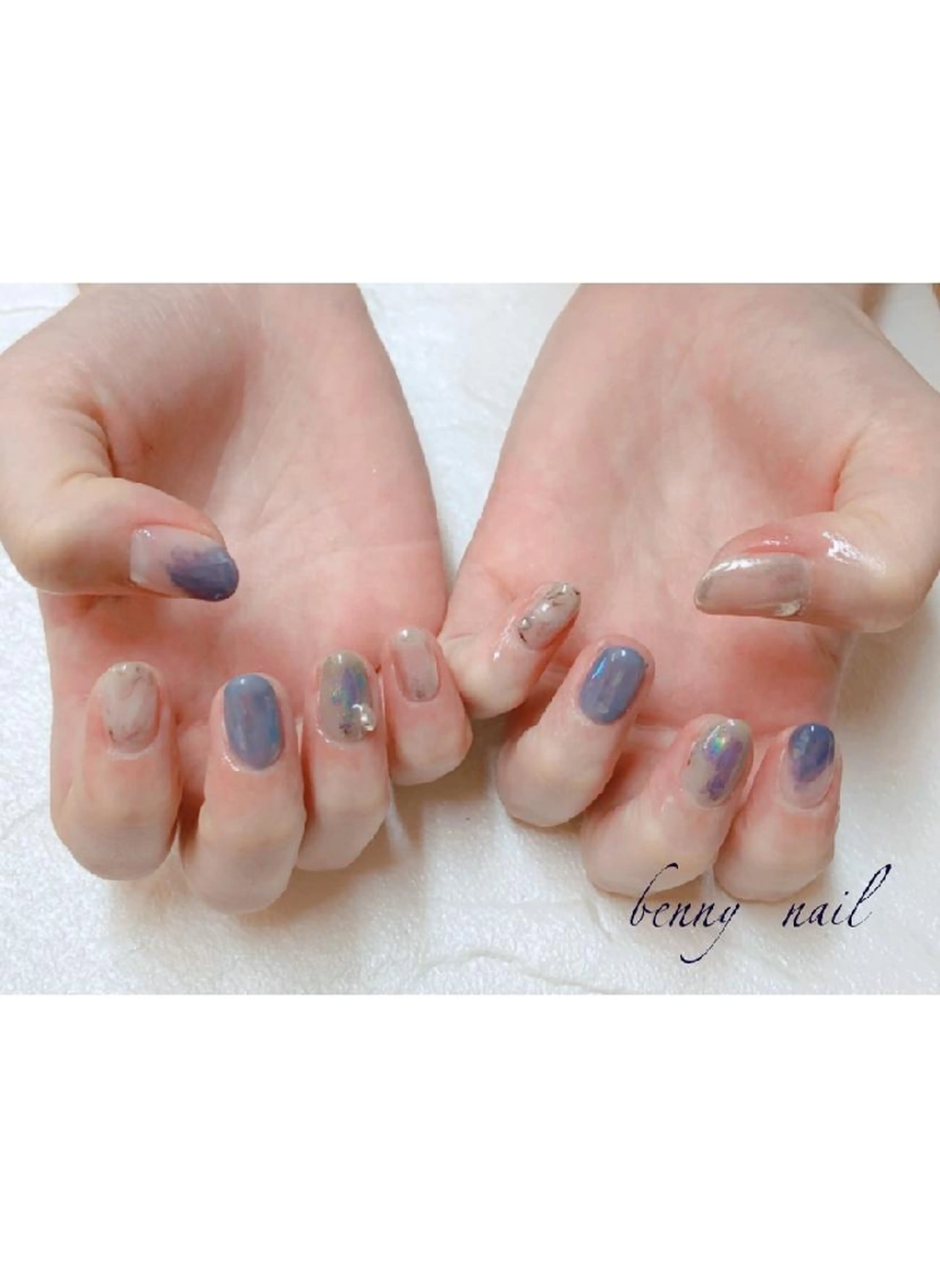 【ご新規さま限定】✨撮影用✨おまかせ❗ニュアンスネイル✨　【オフ有り】の写真