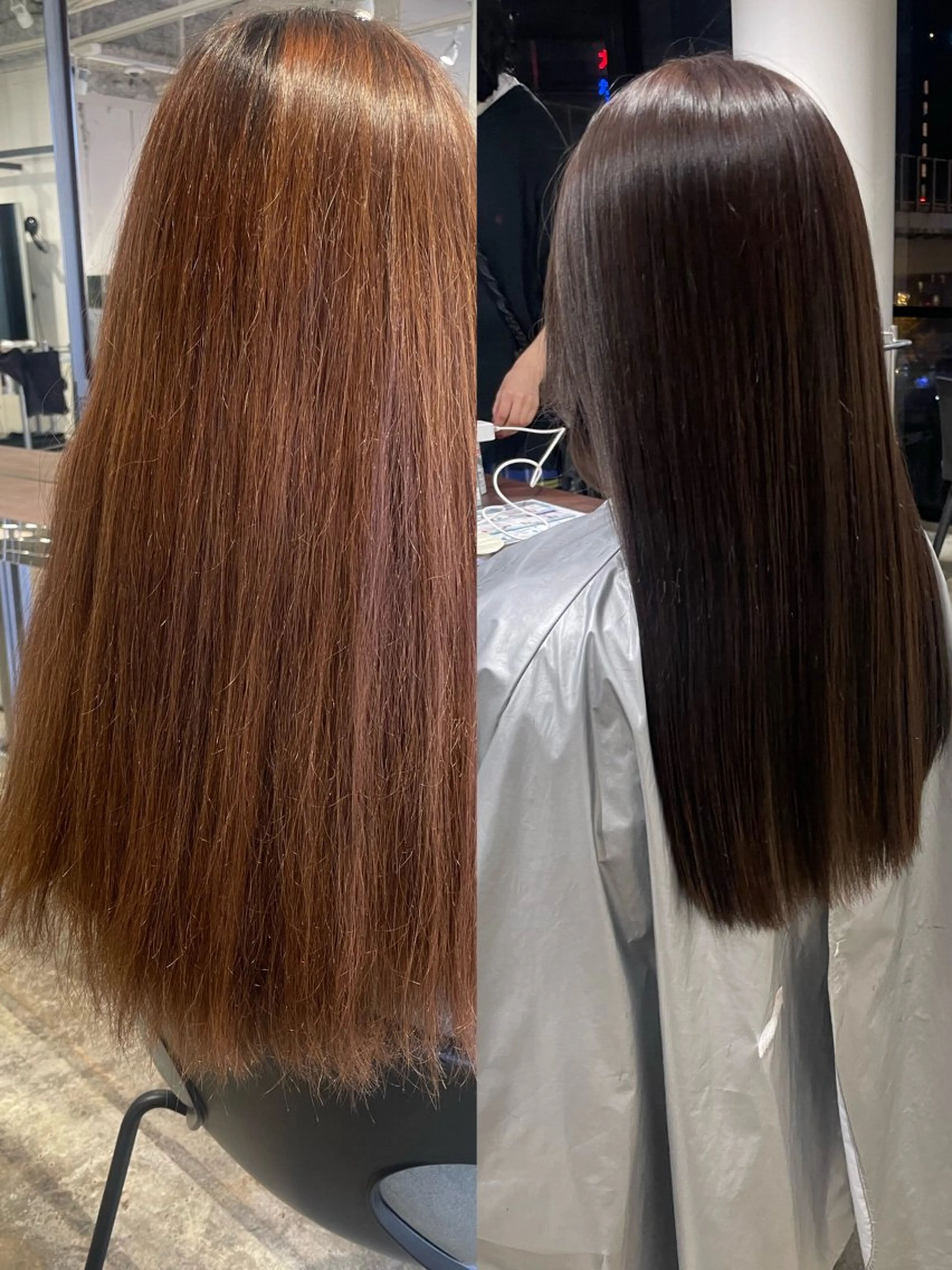 ロング カラー 大迫 江梨のヘアスタイル