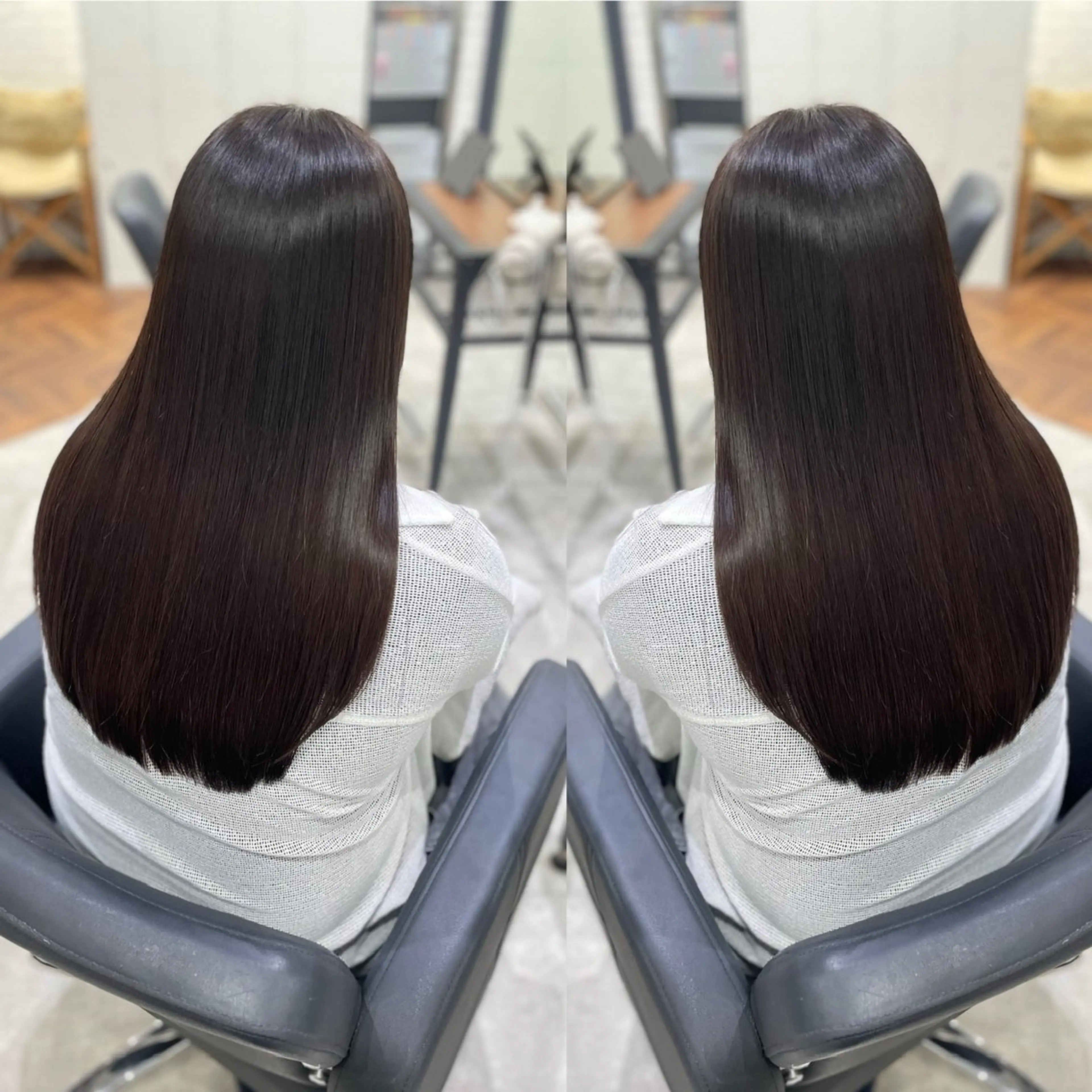 ロング カット 縮毛矯正 トリートメント 杉野🫧美髪🫧 Zina博多店長のヘアスタイル