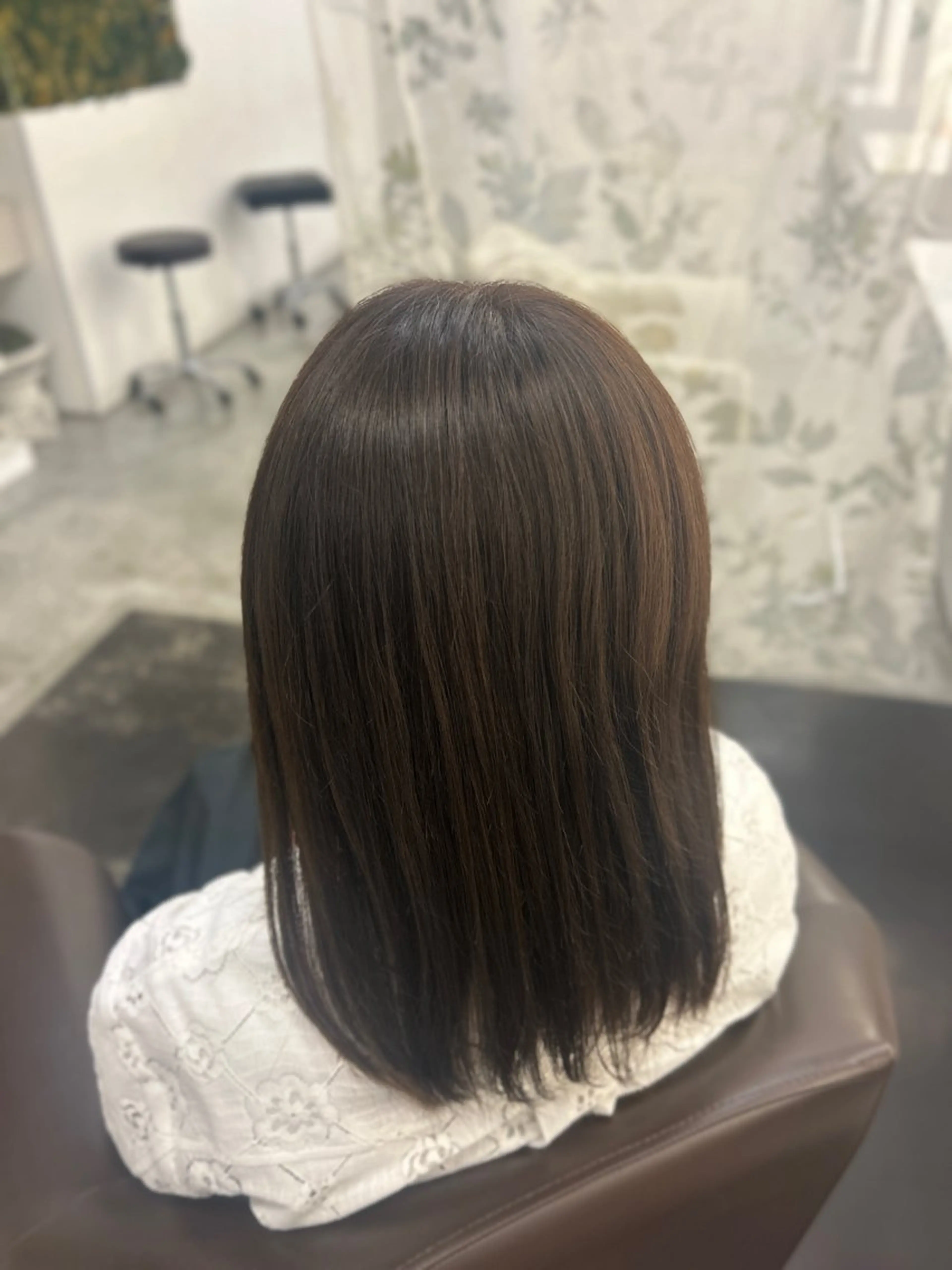 カラー アッシュ 可信 麗菜のヘアスタイル