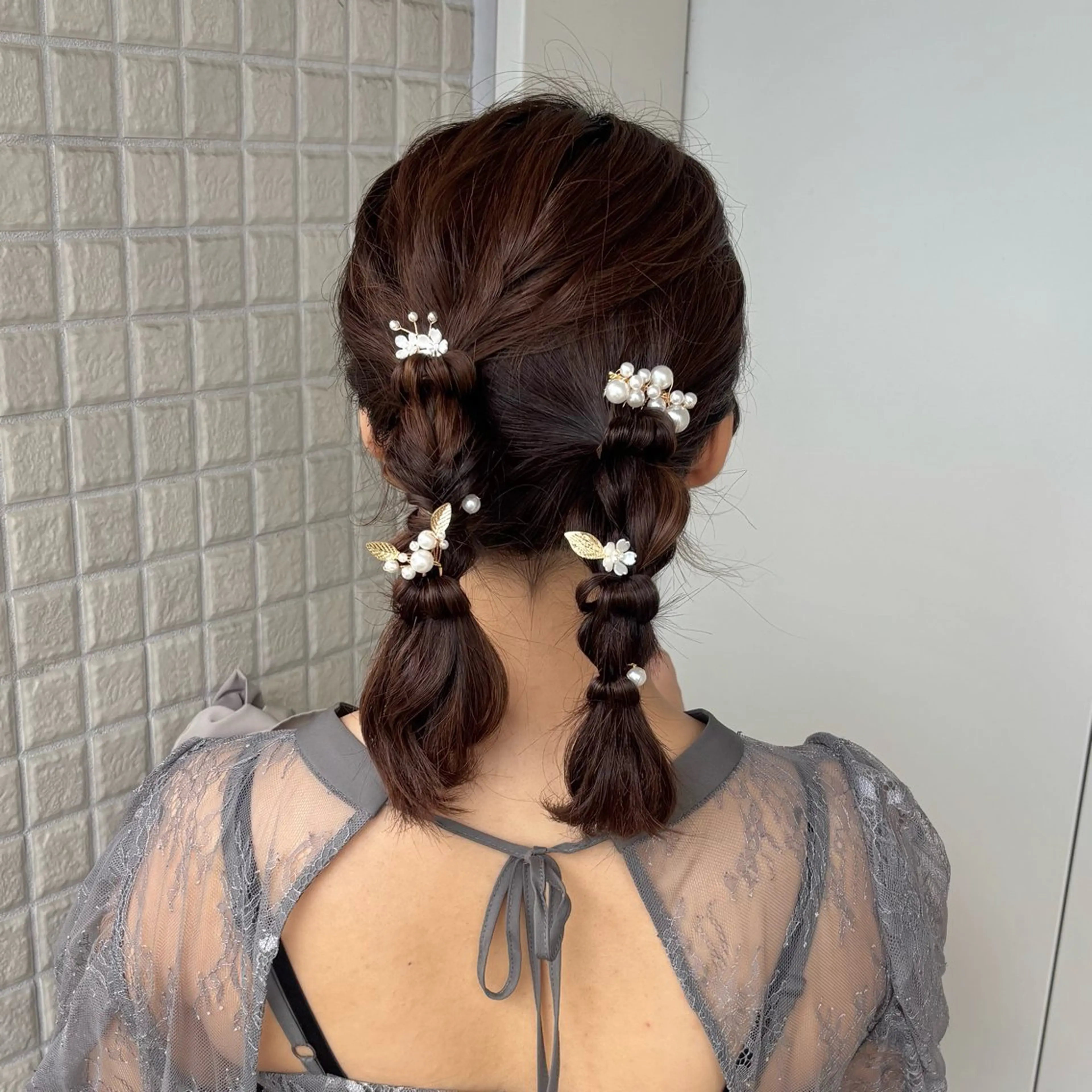 ヘアアレンジ 艶カラー🪡髪質改善 アレンジ🎀airiのヘアスタイル