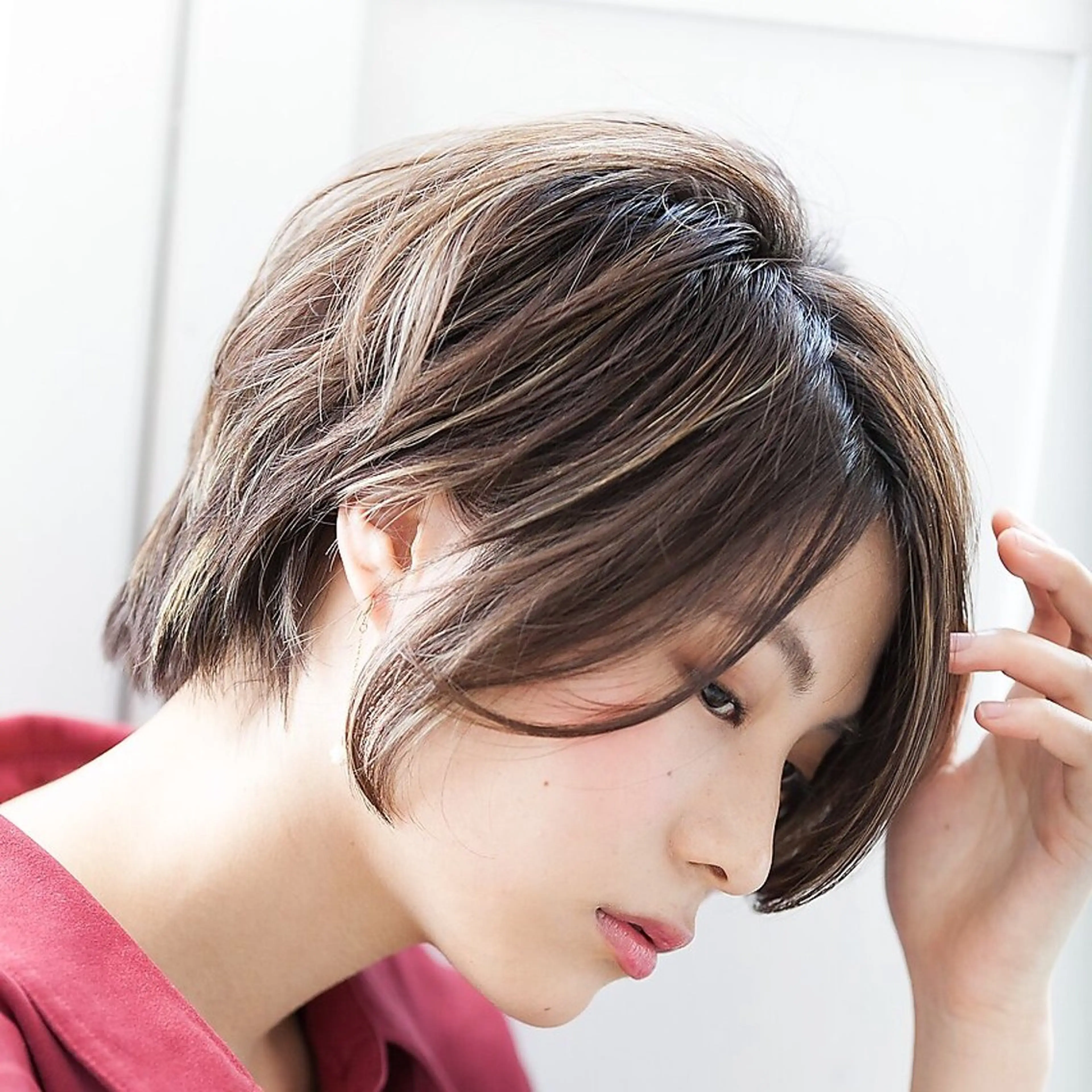 ショート ボブ ショートヘア 深夜まで営業中‼️ レム髪質改善のヘアスタイル