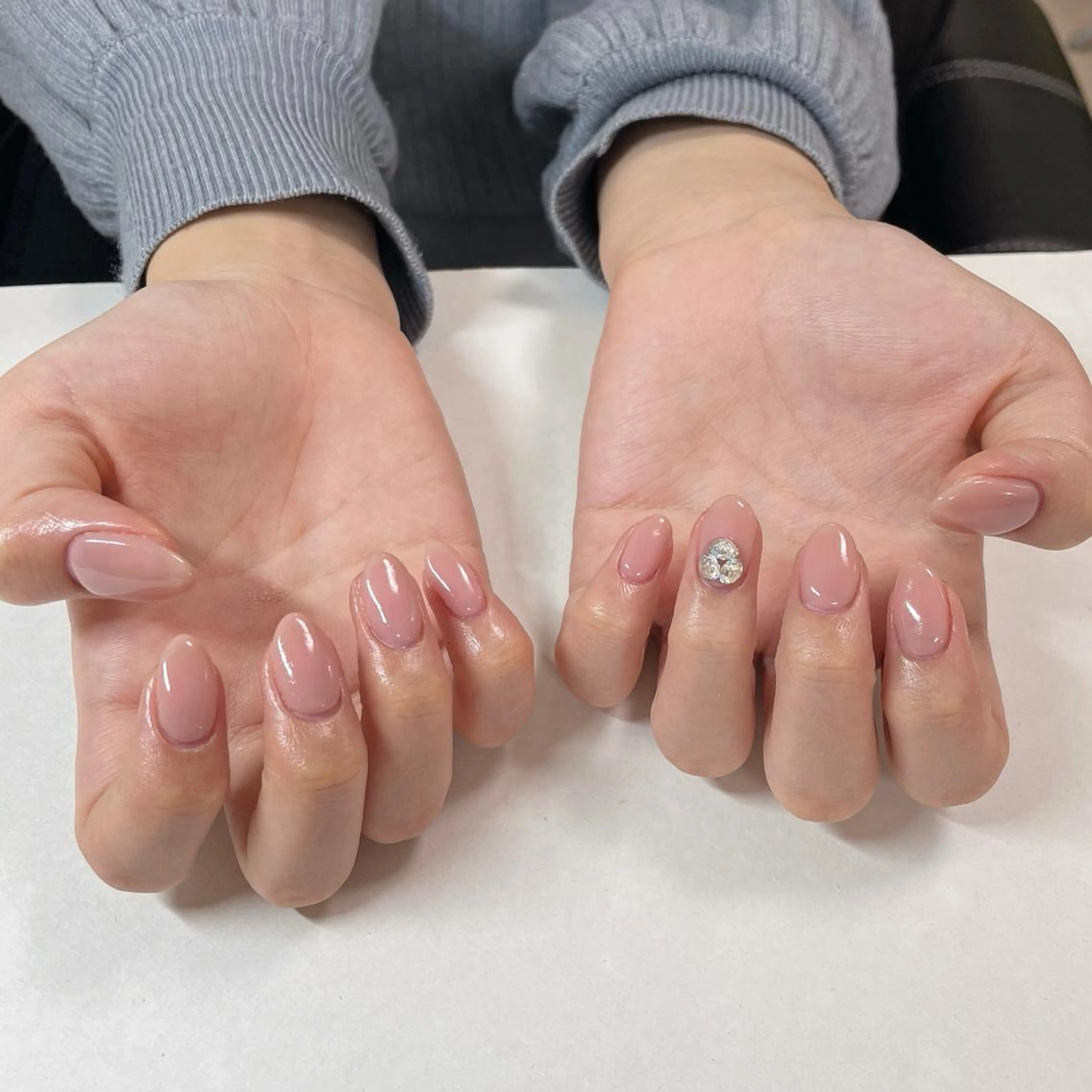 ネイル ワンカラーネイル ハンドネイル 🔷ﾐﾅﾐﾈｲﾙ🔷 やり放題ネイル渋谷2のネイルデザイン