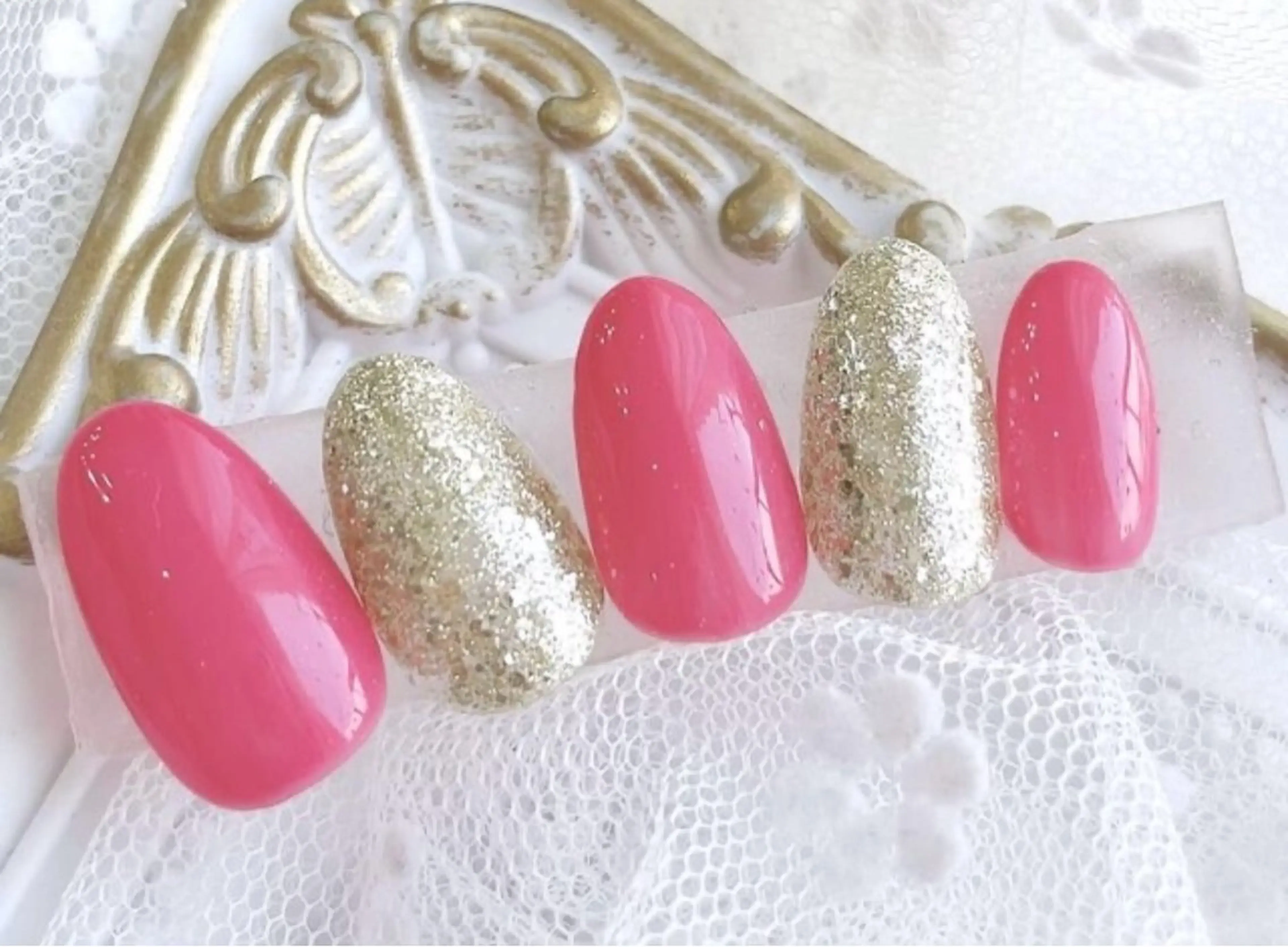 ネイル ラメ(グリッター) ラメグラデーション ワンカラーネイル ハンドネイル ハンドケア ゆ か_Nails💫のネイルデザイン