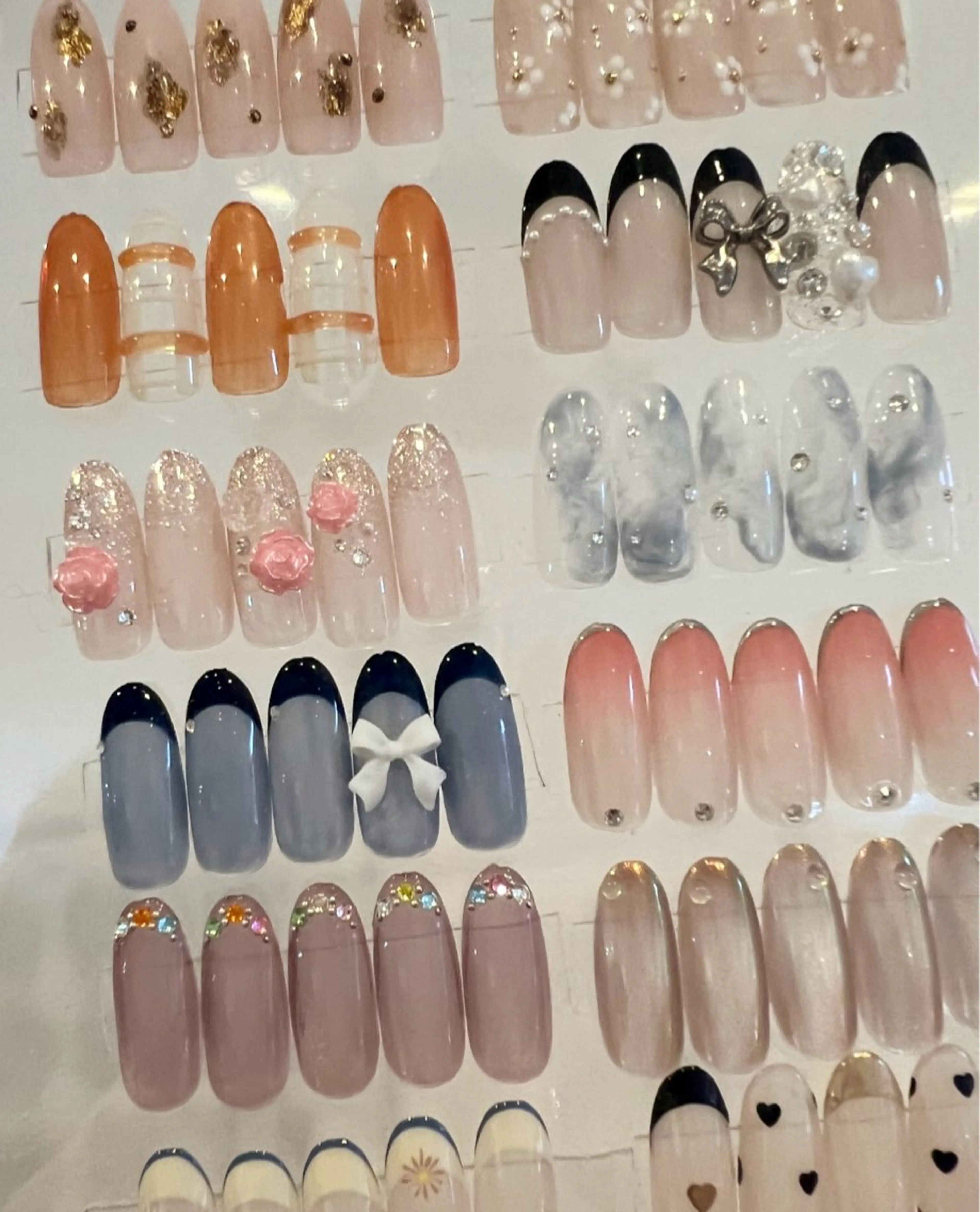 ネイル アートネイル ジェルネイル グラデーション 韓国ネイル ワンカラーネイル ハンドネイル 本町NailUsa Mimi RIKOのネイルデザイン