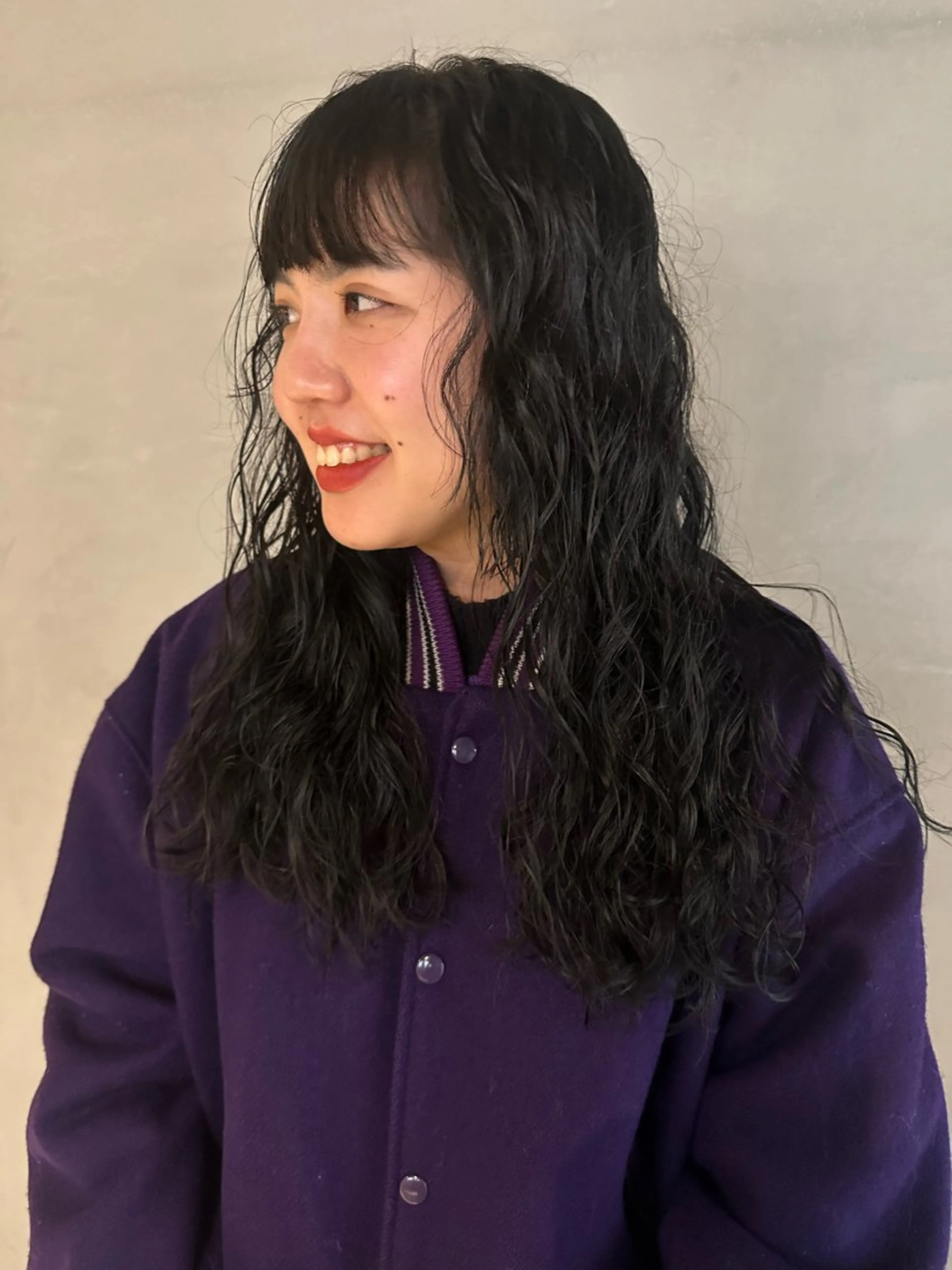 ロング カラー パーマ 斎藤祐樹 /レイヤー/パーマのヘアスタイル