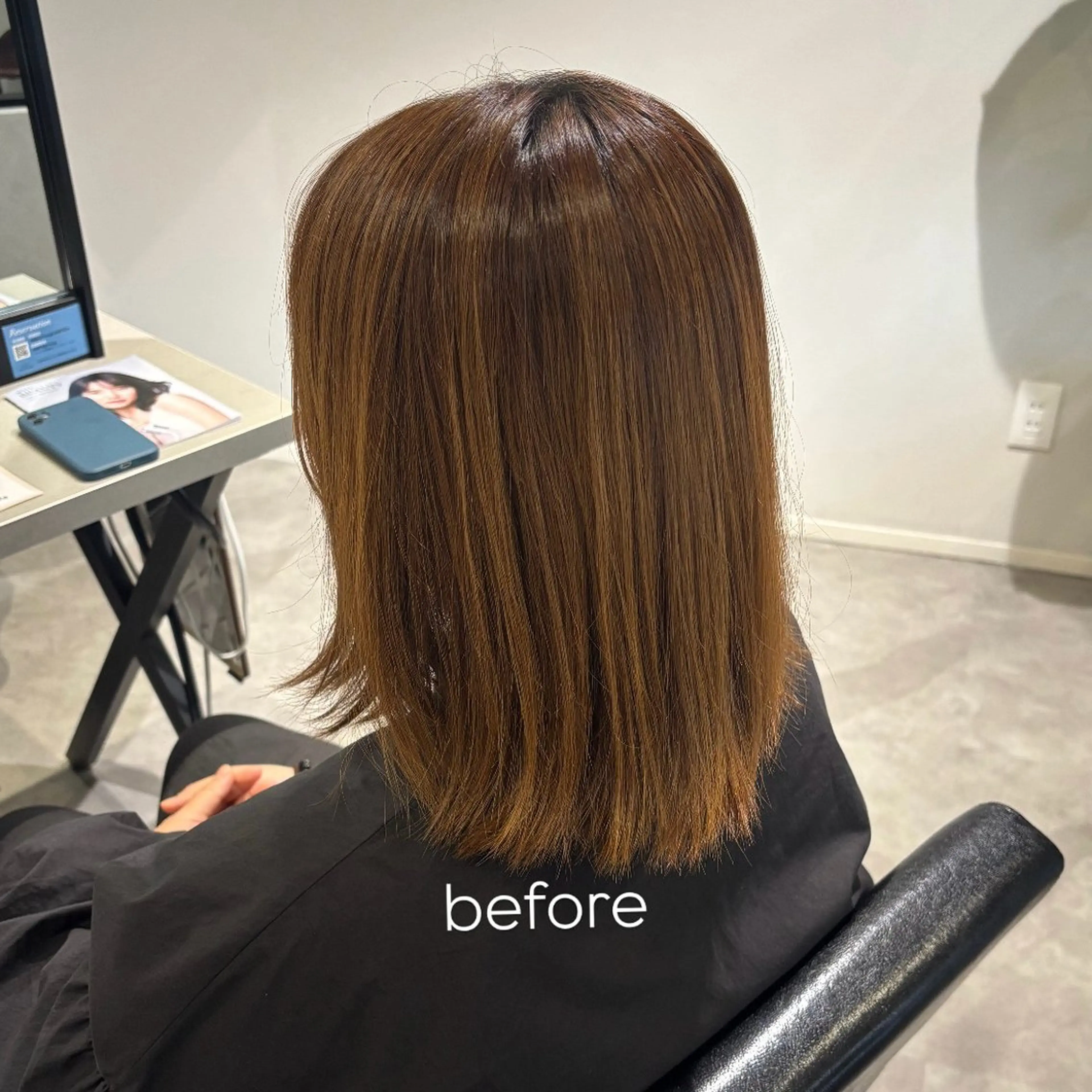 ミディアム ヘアカラー トリートメント YURINO /ボブ ベージュ/ハイトーンのヘアスタイル