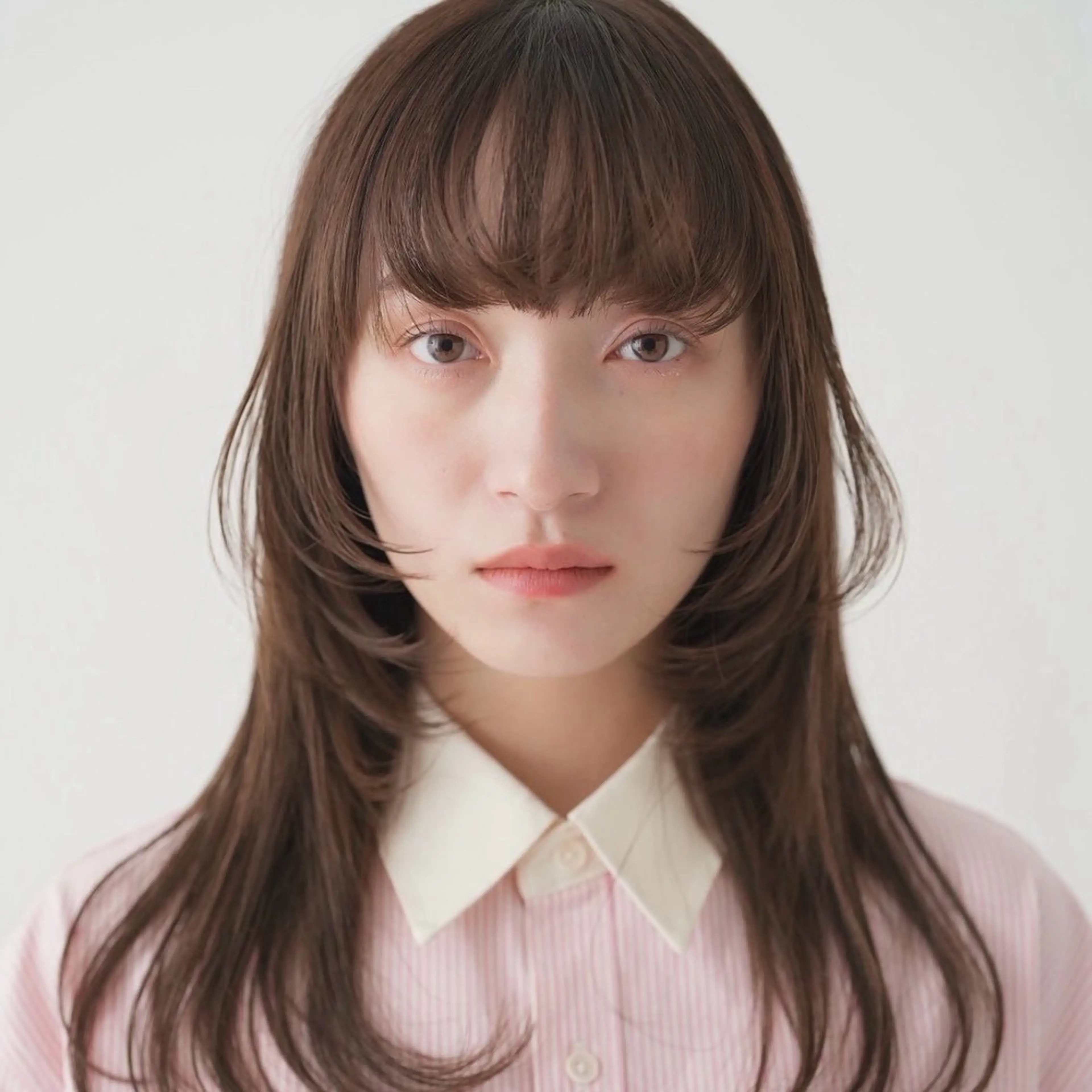ロング カラー ヘアアレンジ ヘアカラー 韓国×艶髪 さきのヘアスタイル