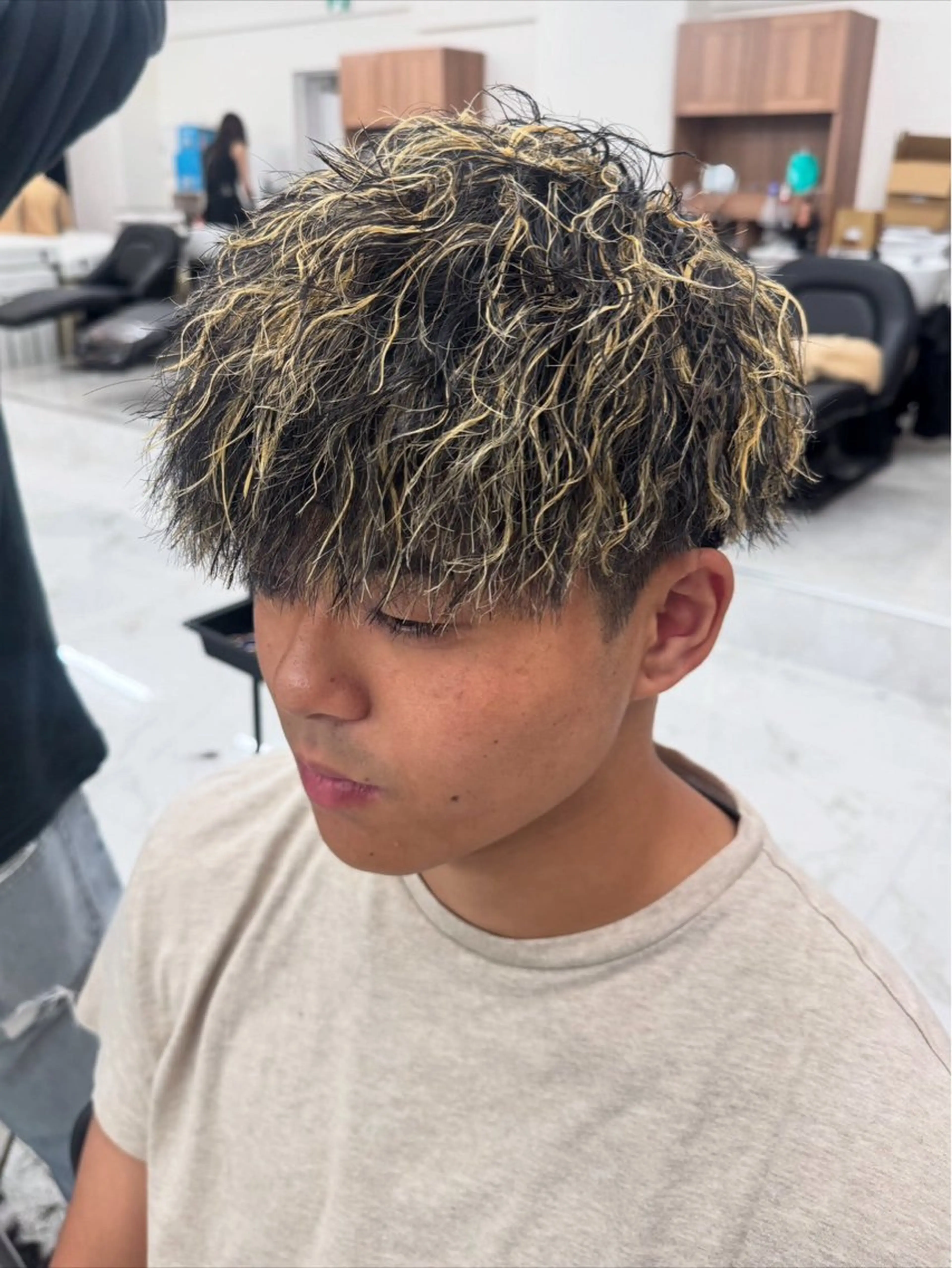 メンズ 京都駅メンズサロン マッシュのヘアスタイル