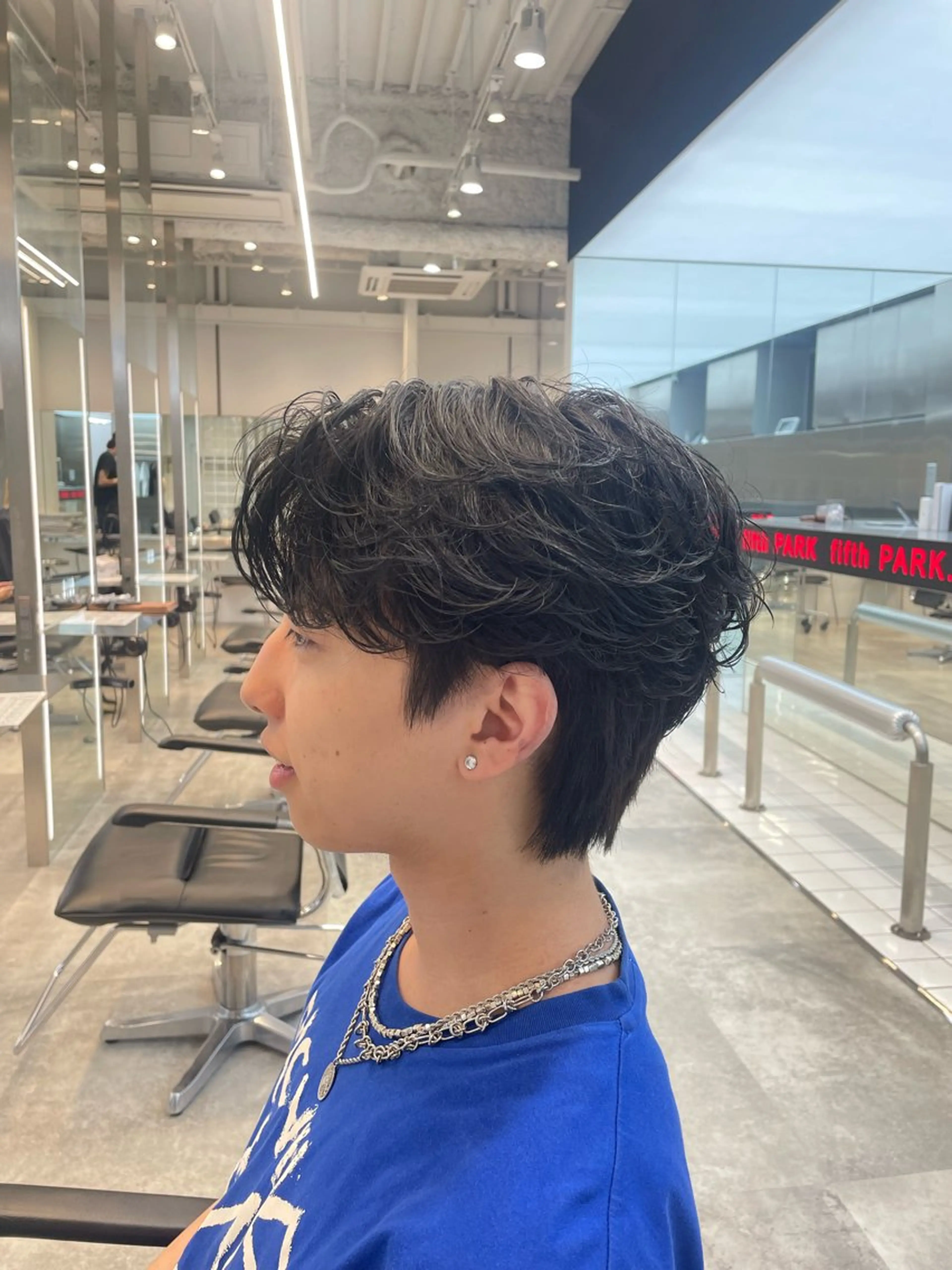 ショート パーマ 【fifth】上條 巧真のヘアスタイル