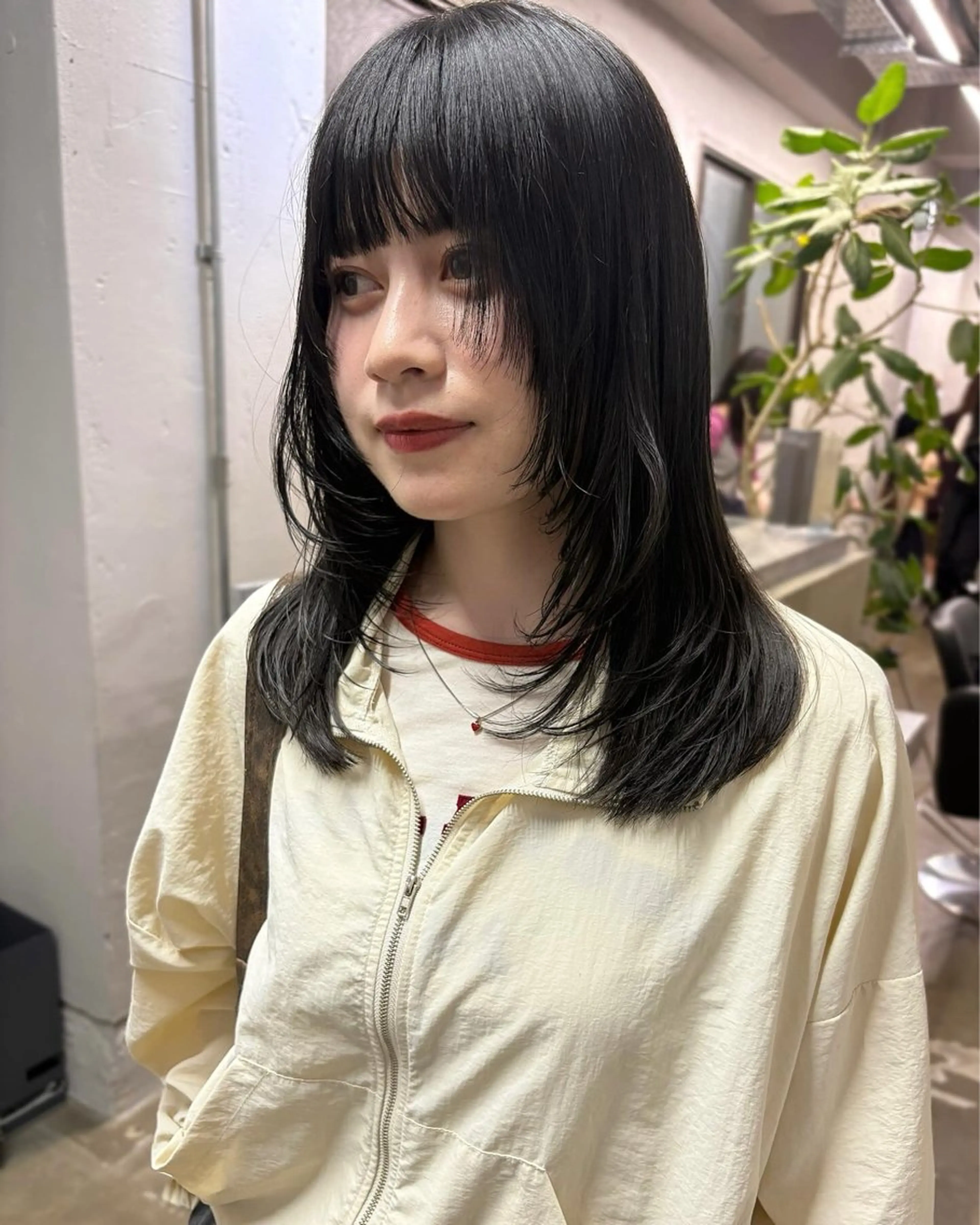 ミディアム ボブ× フェイスレイヤー🩰のヘアスタイル