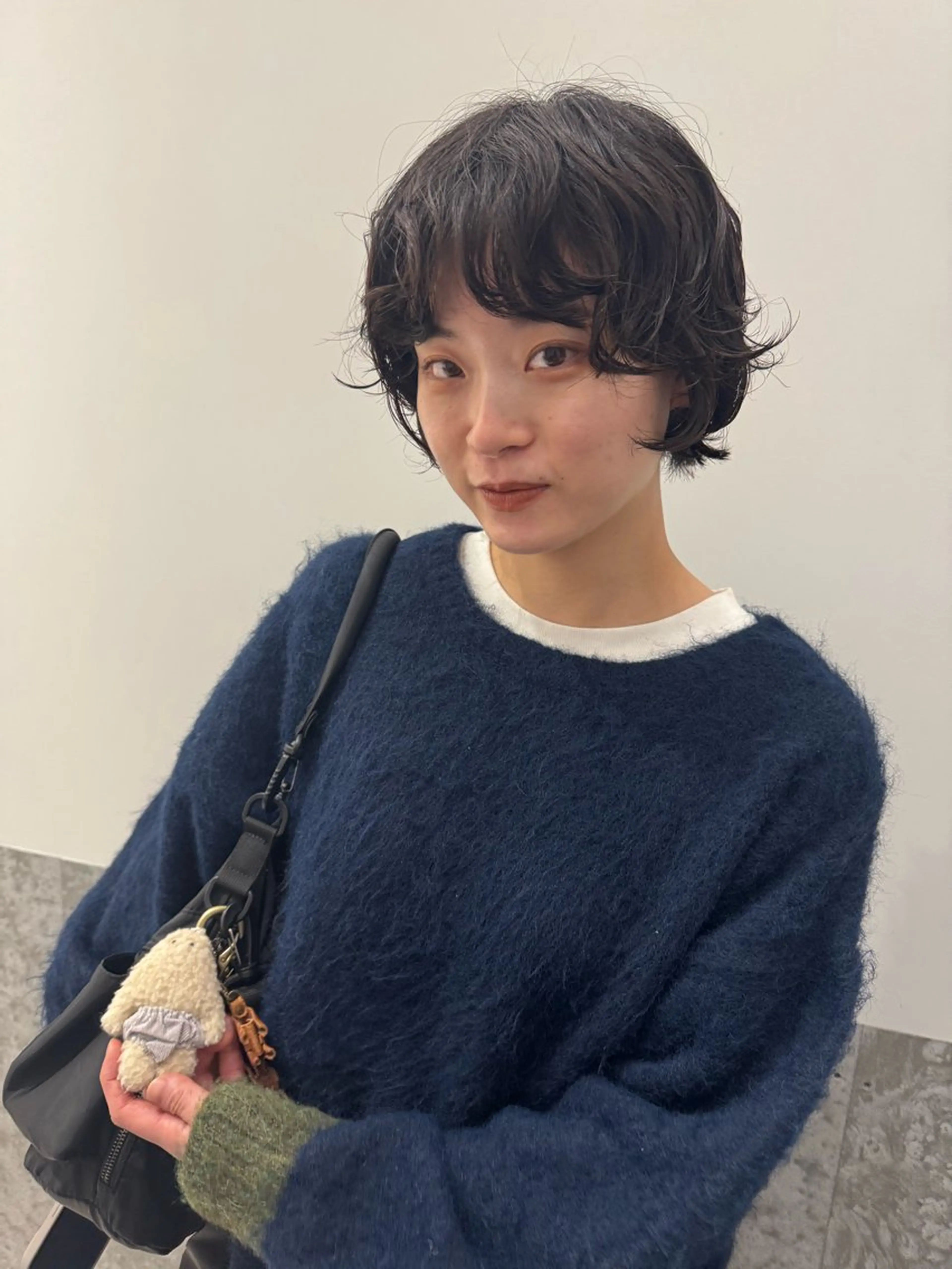 ショート パーマ カット パーマ トリートメント センスをお届けします 大谷将生infpのヘアスタイル