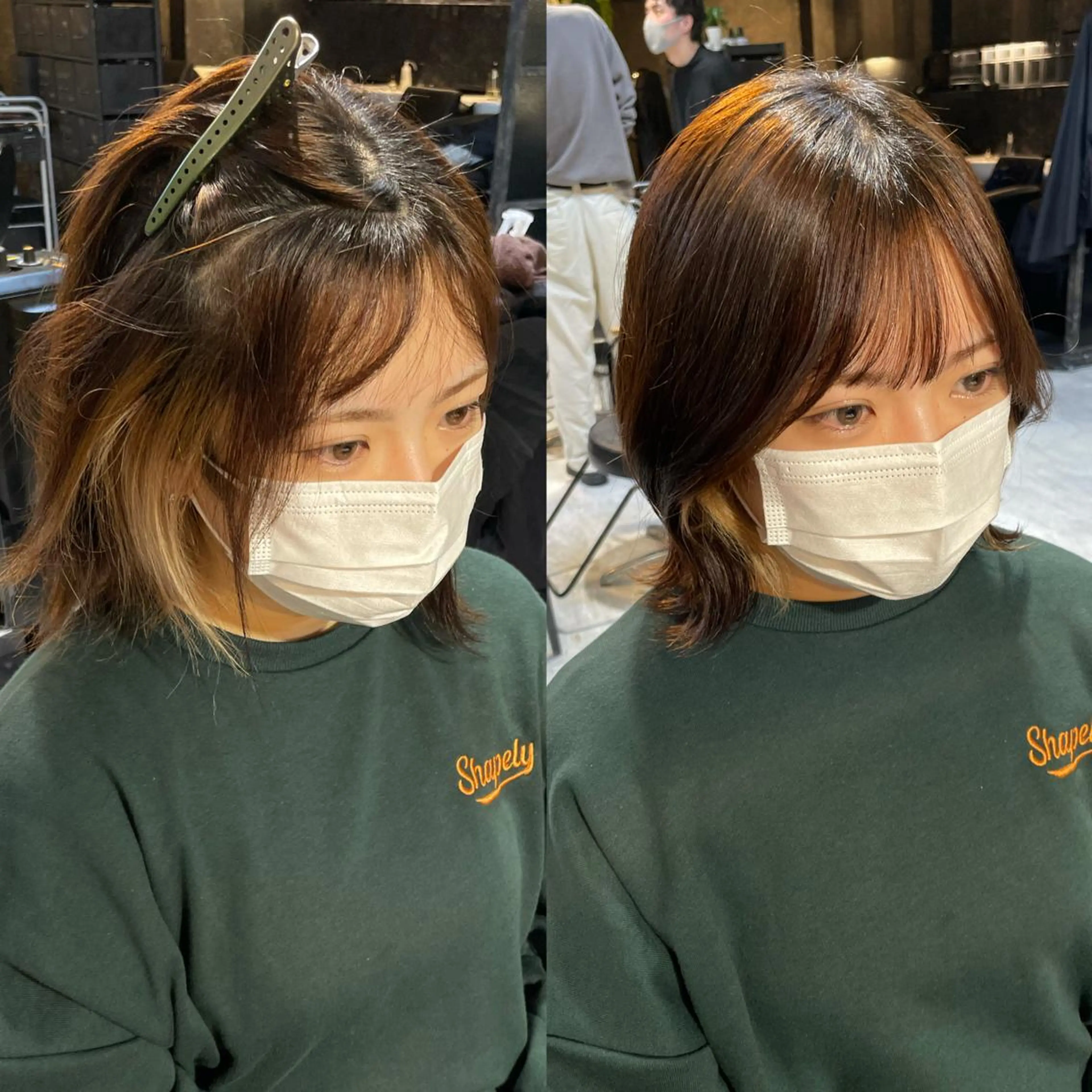 🦊前髪縮毛矯正🦊　ピンピンになりすぎない丸みのある前髪を実現😊　⚠️トリートメント無料期間中⚠️の写真