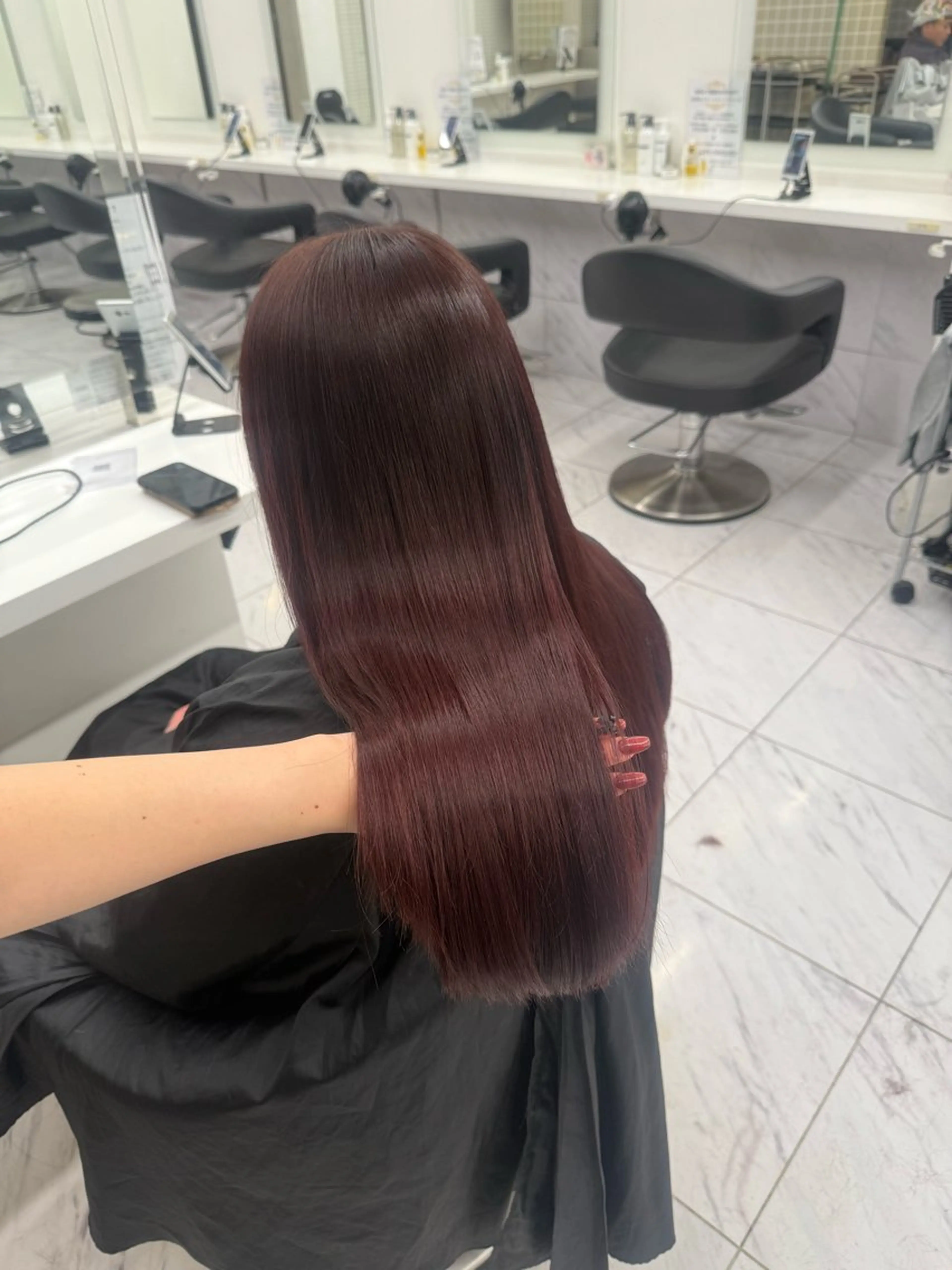 ロング カラー ヘアアレンジ ヘアカラー トリートメント ヘアセット 💗横浜美容室 💗HARUNAのヘアスタイル