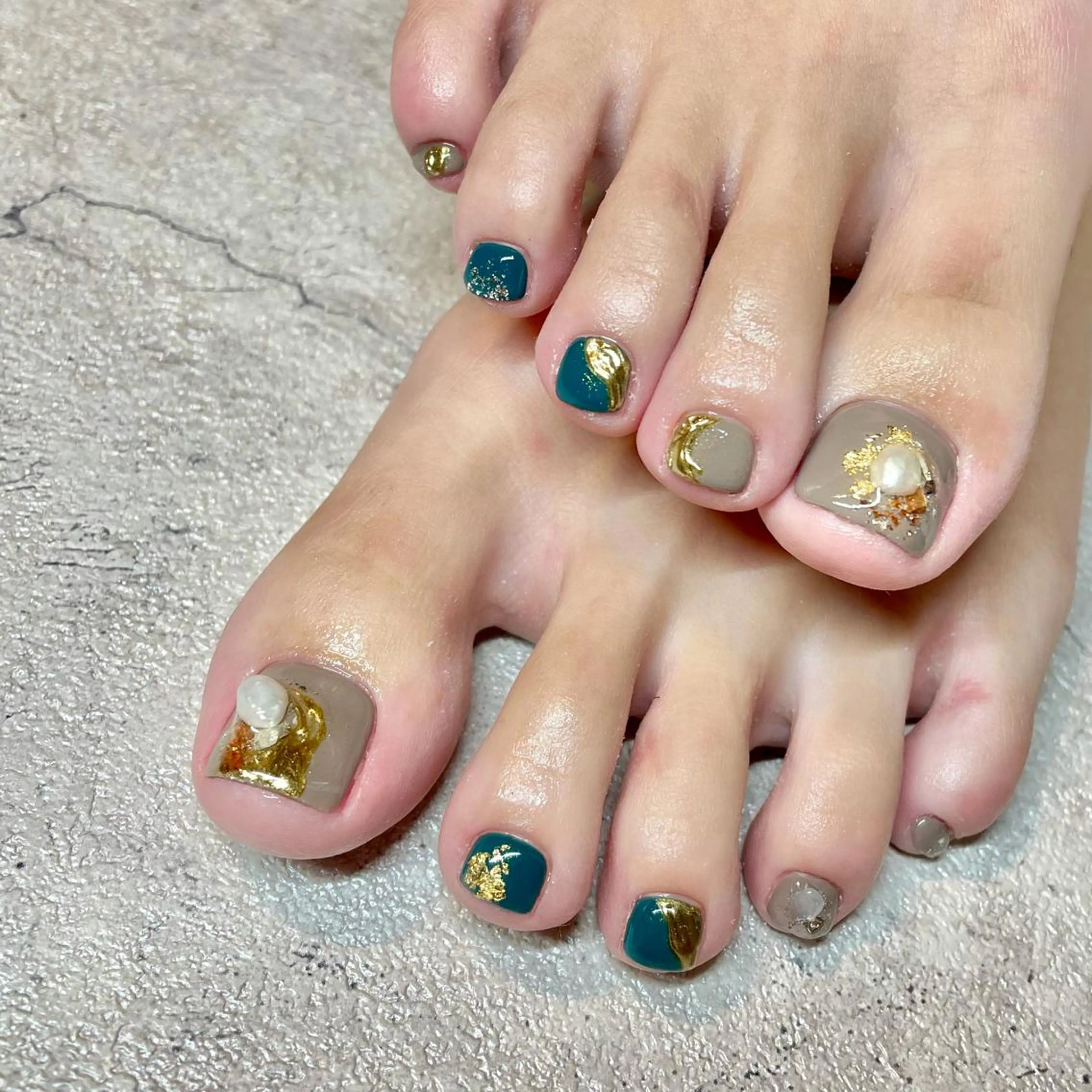 当店オフ込みFOOT持ち込みデザインネイル150分(他店オフ代別途追加)の写真