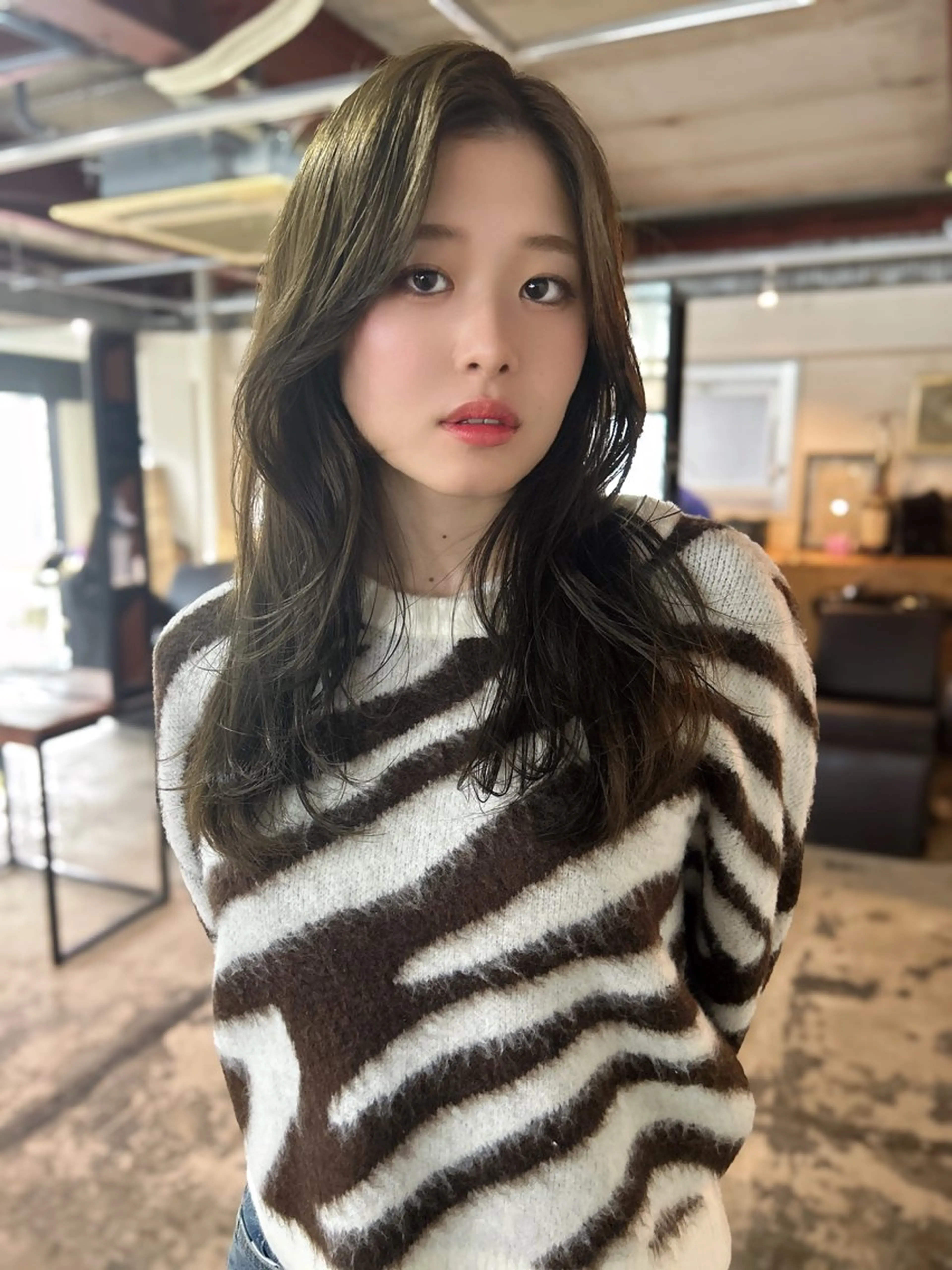 ロング カラー ヘアアレンジ カット ヘアカラー トリートメント ダブルカラー/ 艶髪/SHISEIのヘアスタイル