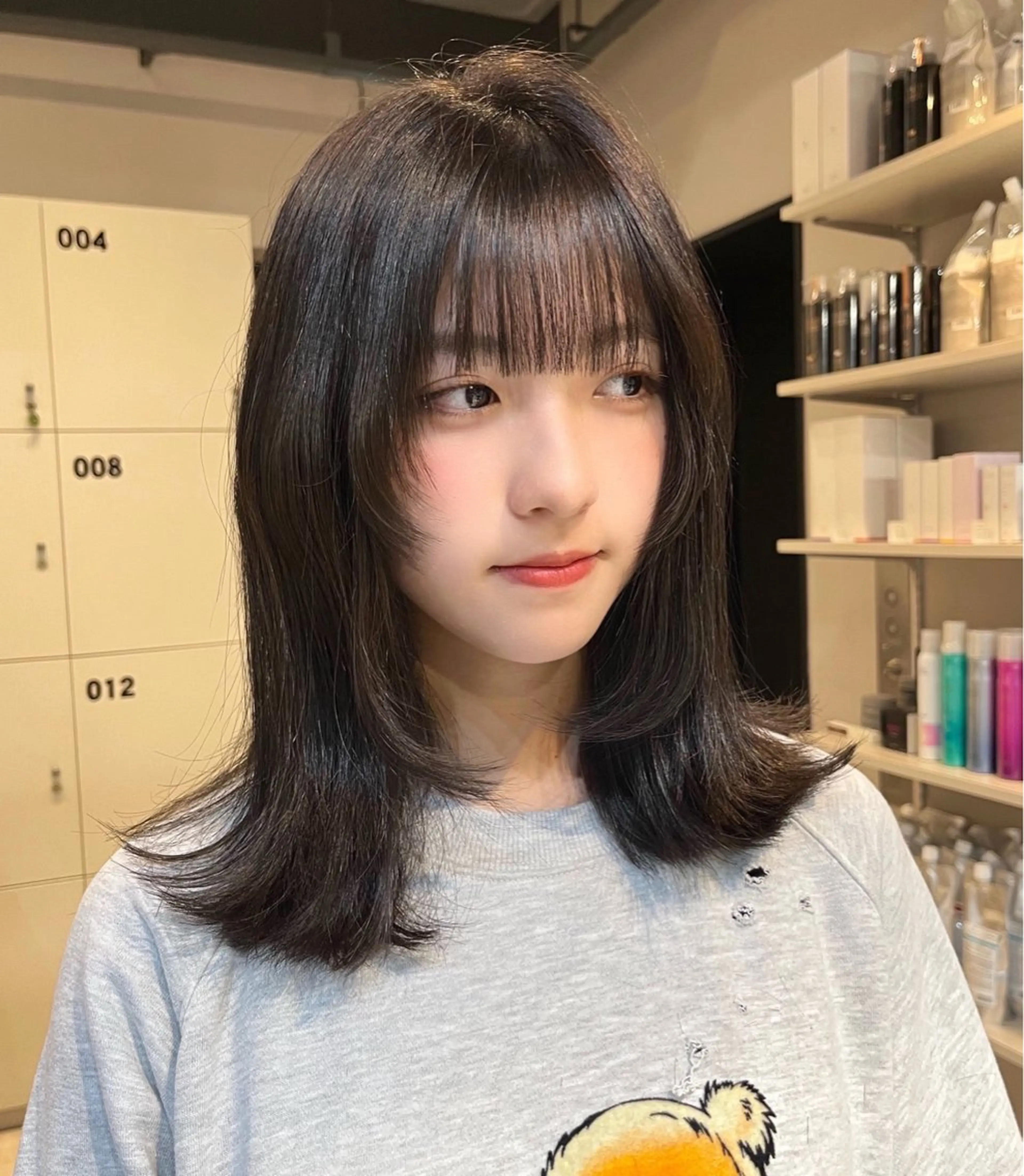 ミディアム カラー うる艶カラー/恵比寿 ベージュ/丸山陽平のヘアスタイル