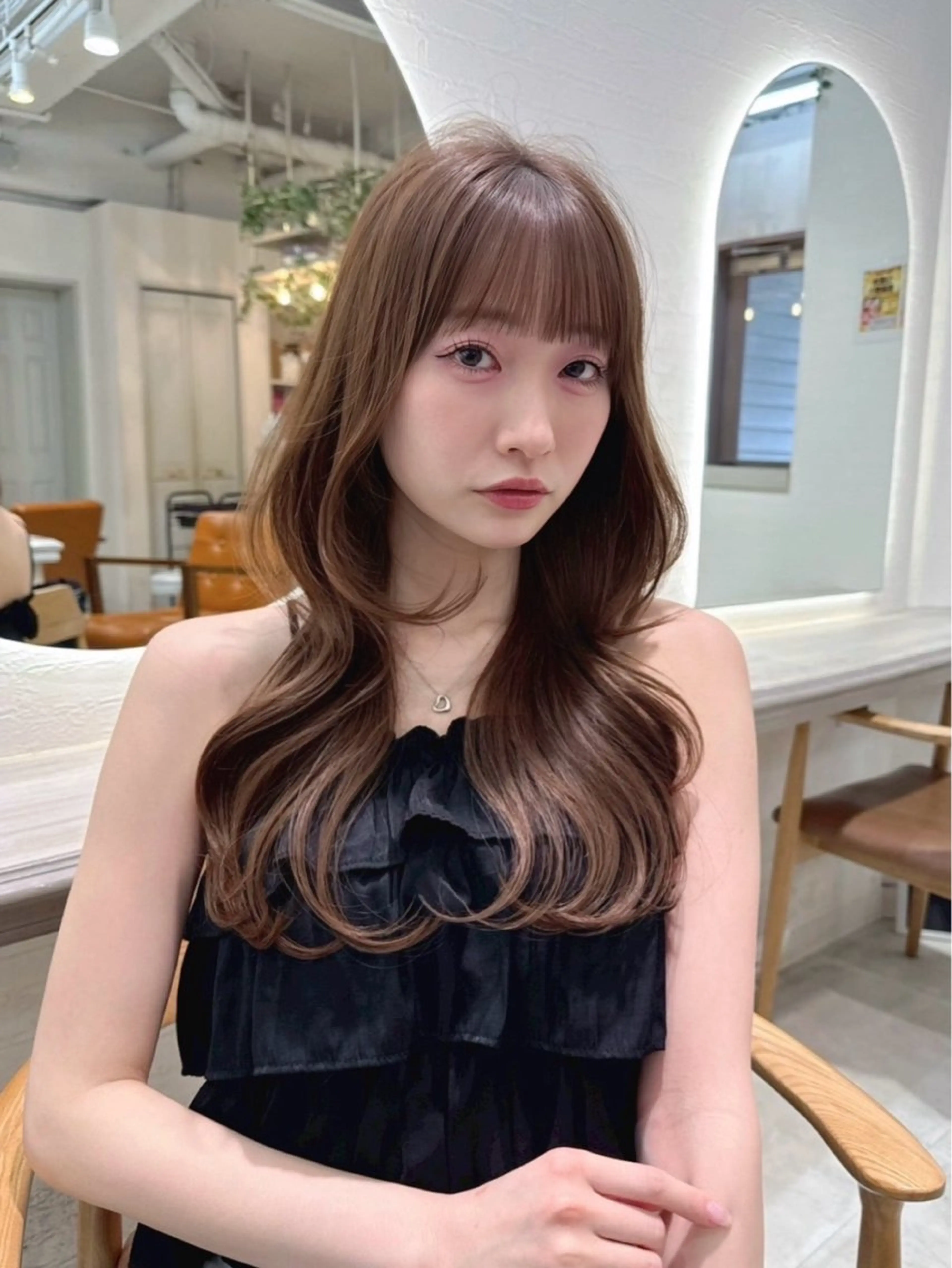 ロング カラー きむらさくら/透明感 /レイヤーカットのヘアスタイル