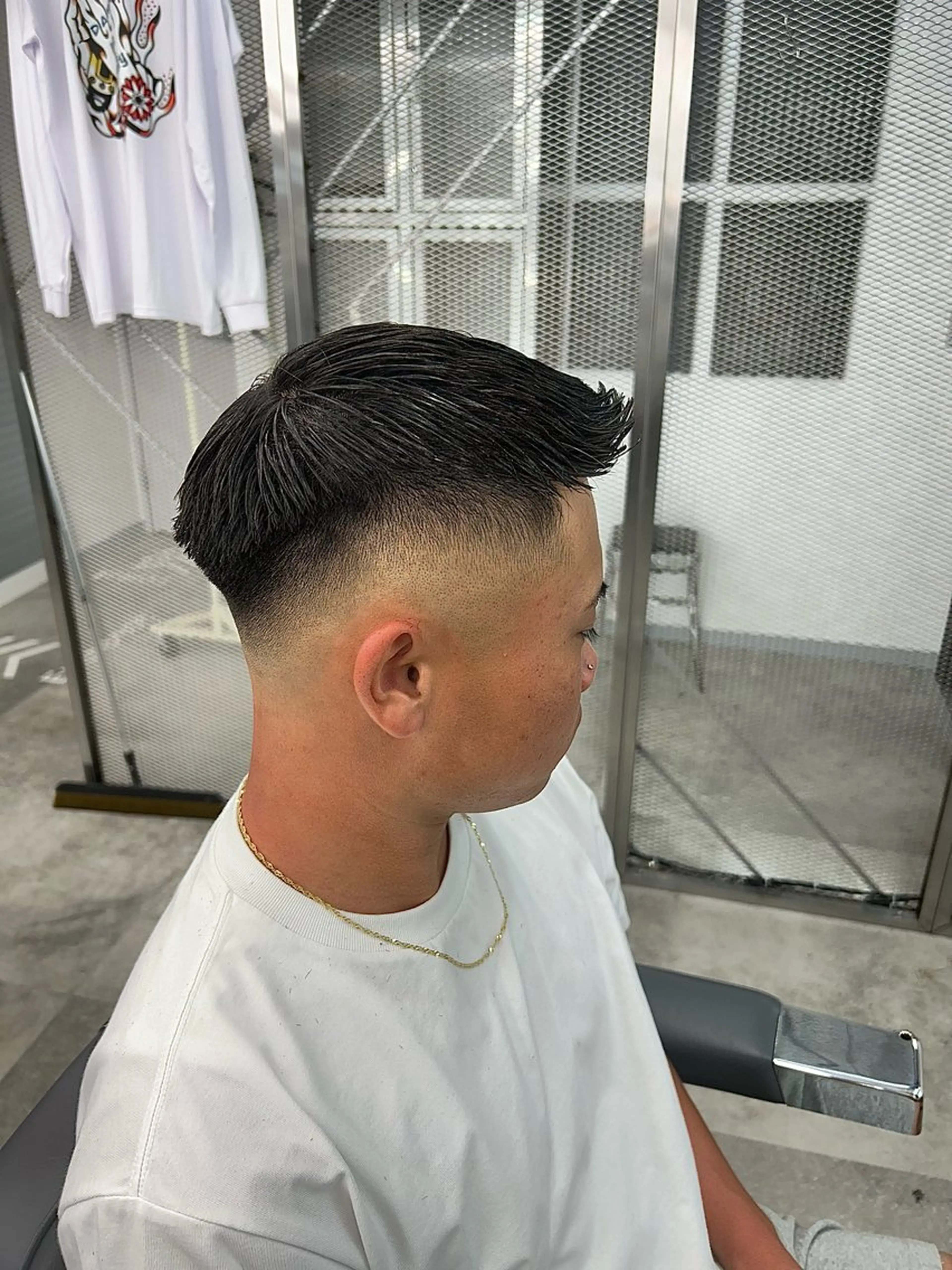 ショート メンズ フェードカット 小峰 立己のヘアスタイル