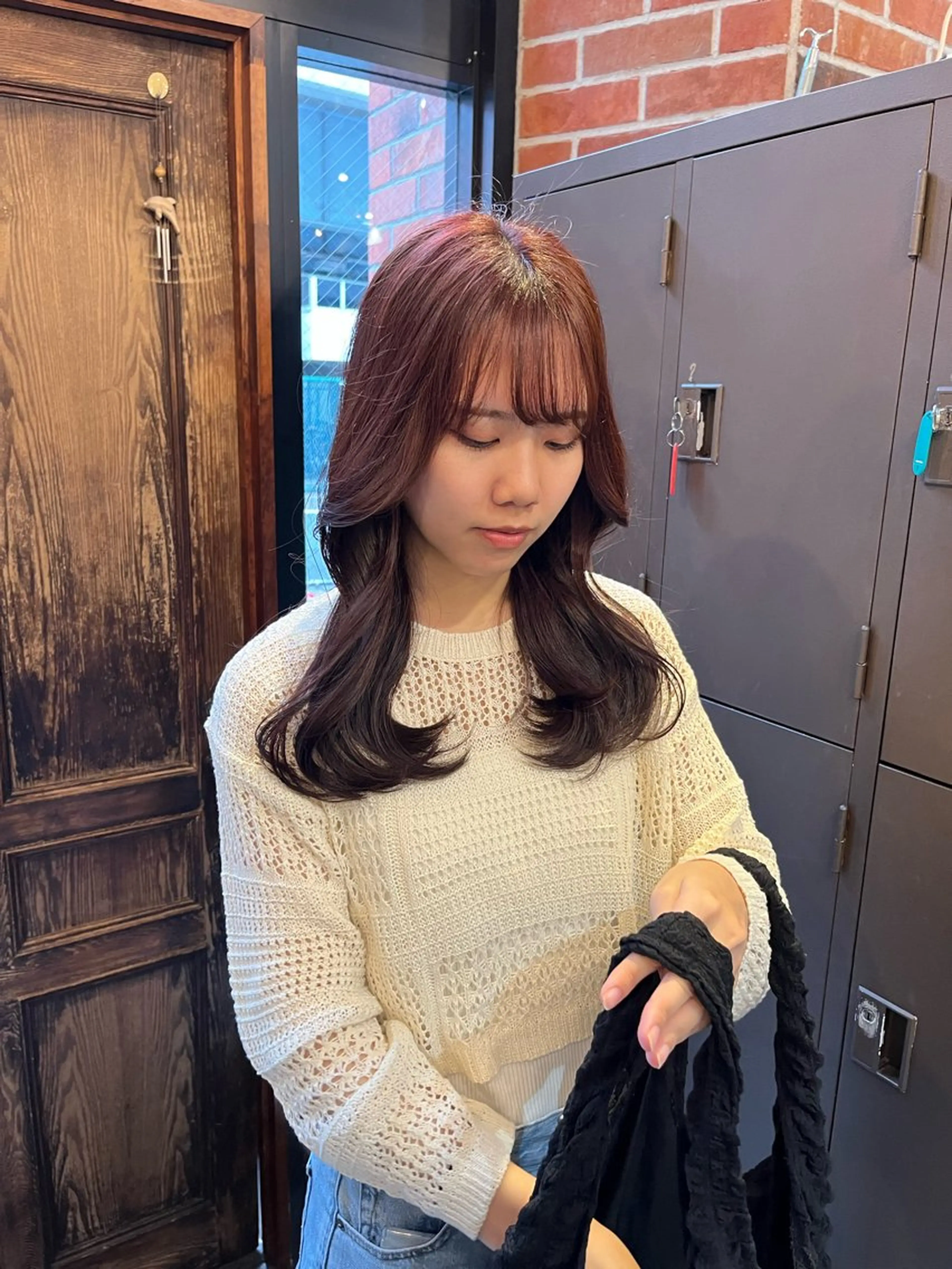 カラー 似合わせ顔まわり カット💛森尾真由美のヘアスタイル