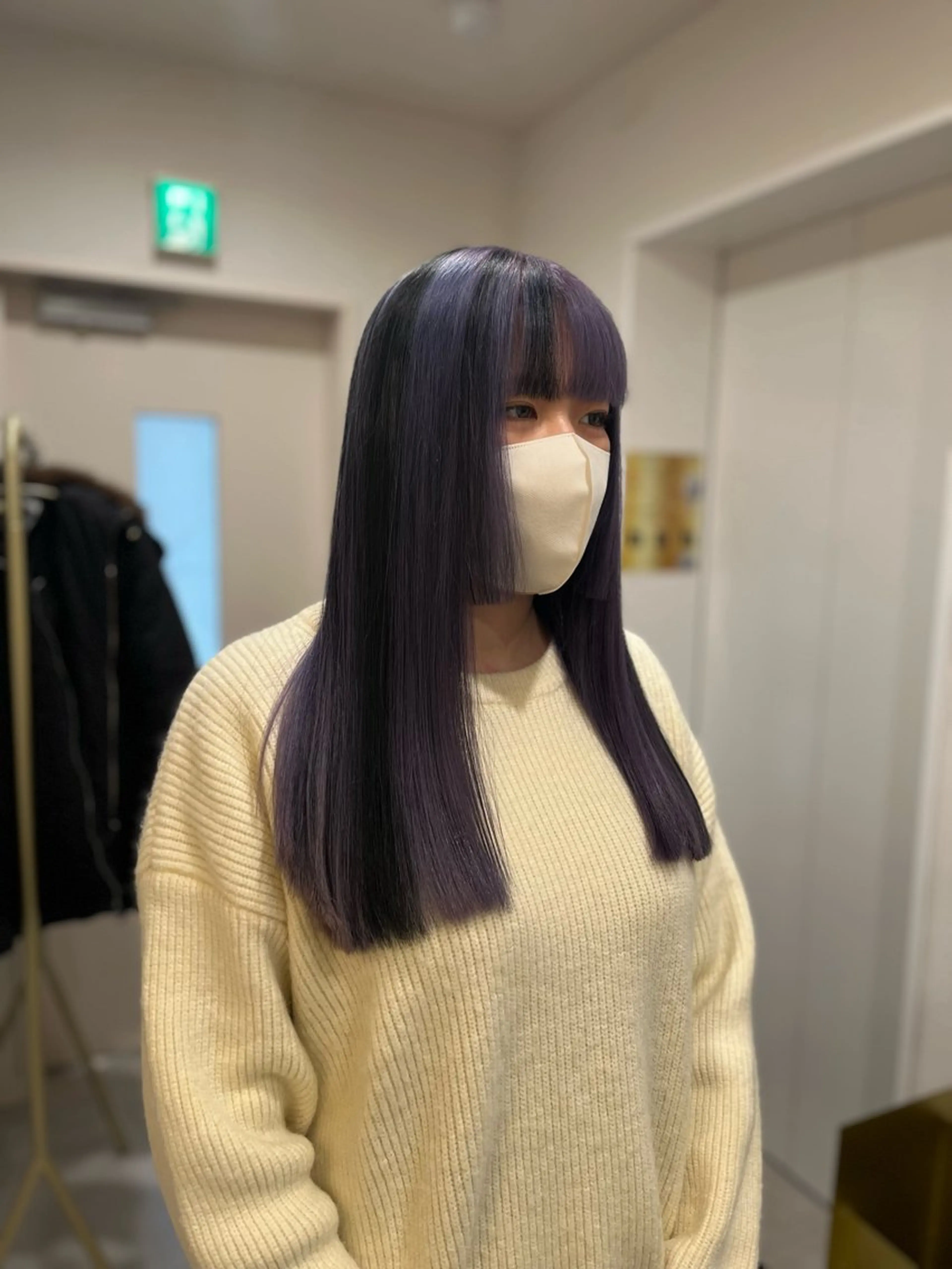 ロング カラー ヘアカラー トリートメント 🎀ゆな🎀ブリーチ /ショートウルフのヘアスタイル