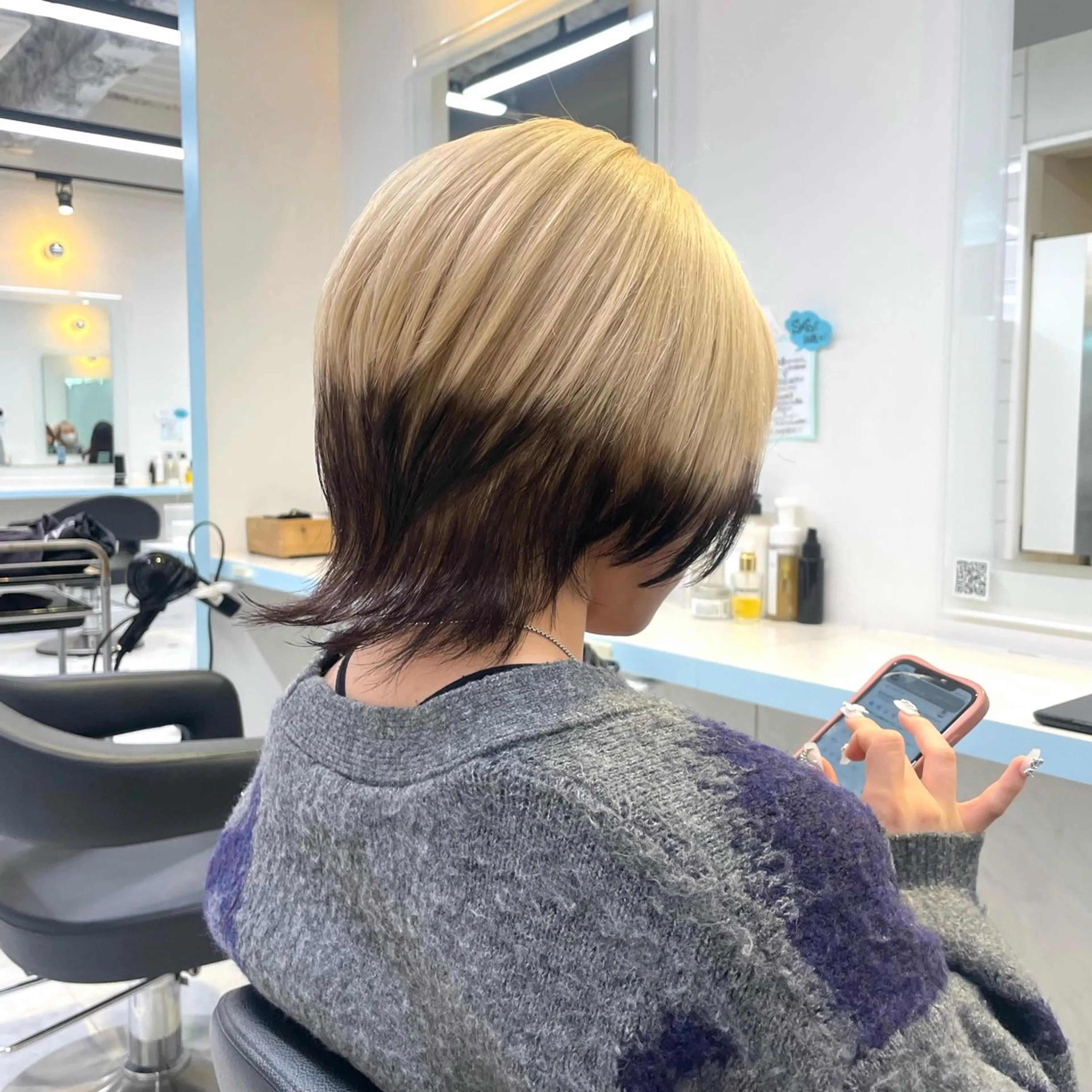 ショート カラー 【美髪矯正/絹髪】 🎀hinano🎀のヘアスタイル