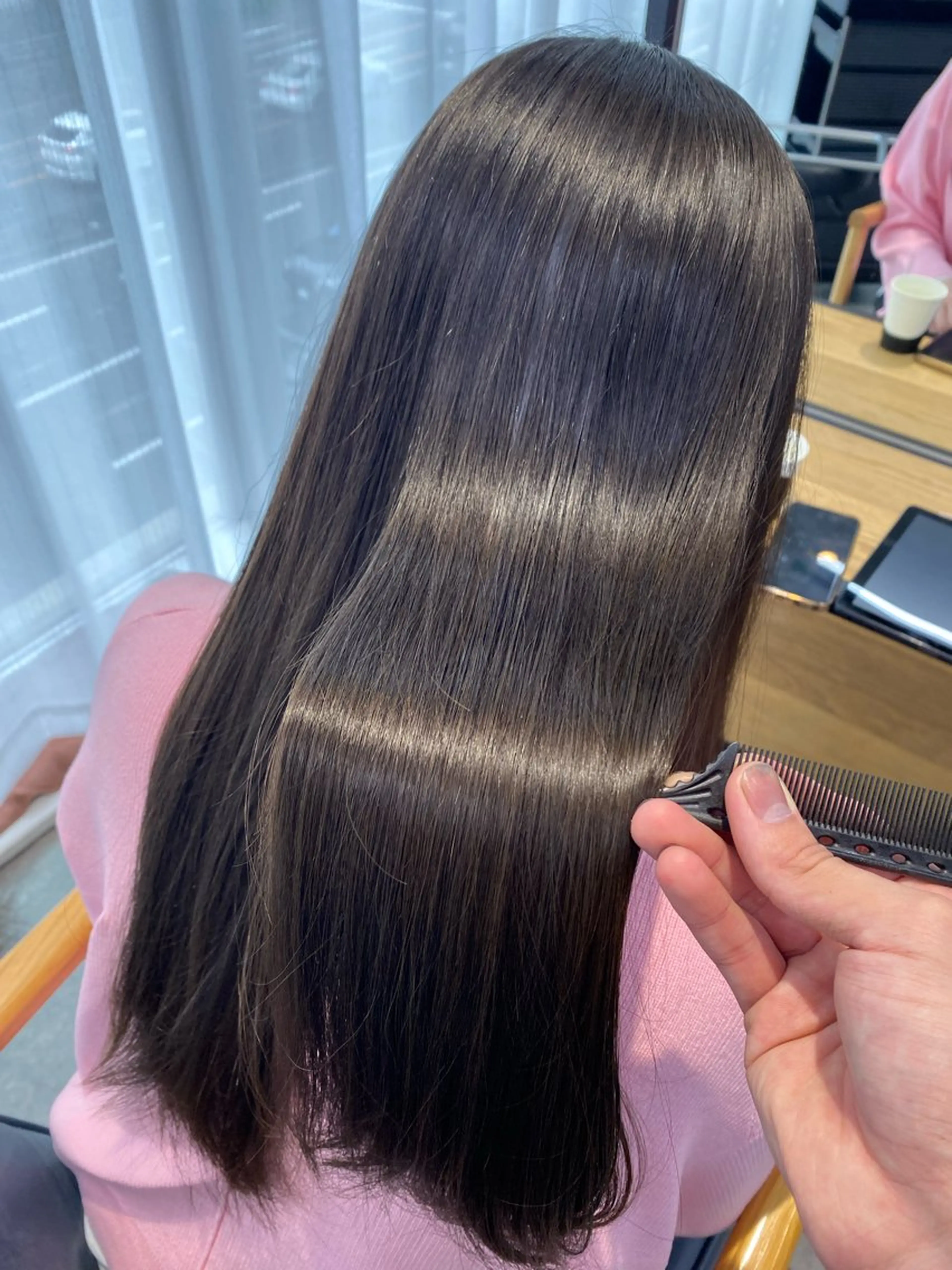 ロング カラー カット ヘアカラー トリートメント RUI⚪️艶髪 ⚪️髪質改善のヘアスタイル