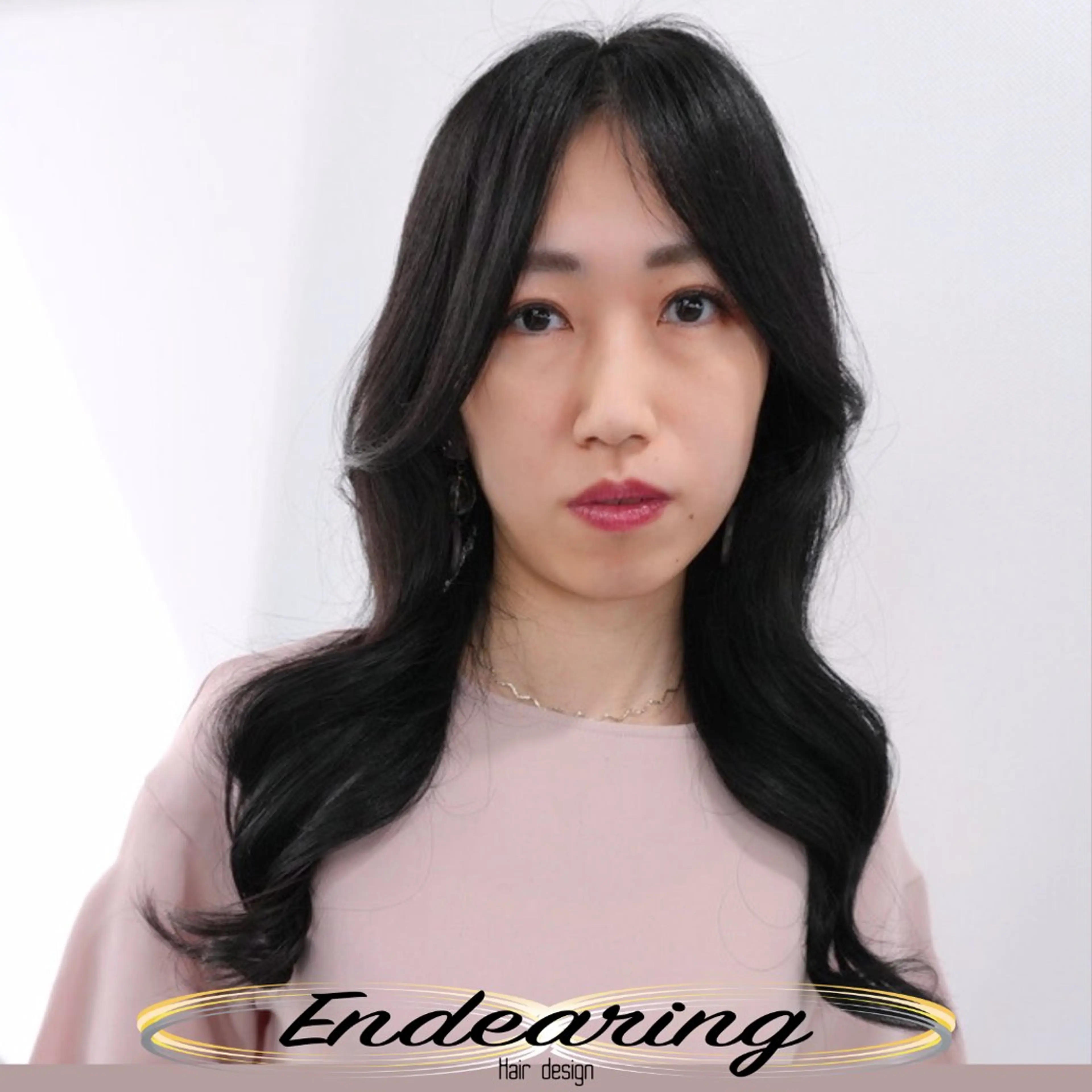 ロング 韓国風ヘア レイヤーカット カット ヘアカラー Endearing 銀座/レイヤーカットのヘアスタイル