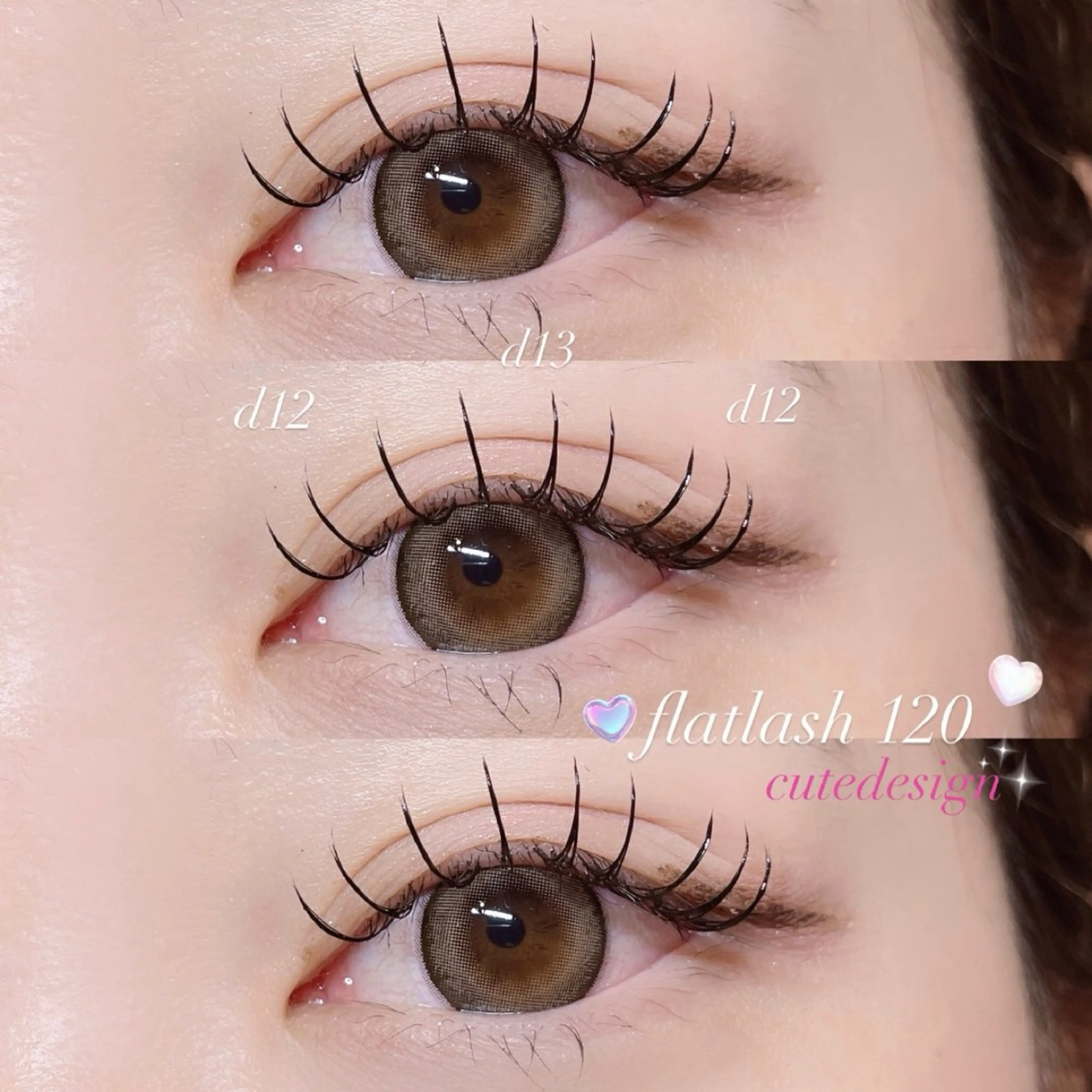 マツエク・マツパ マツエク Mell Yuuna ♡パリエク /束感のマツエク・マツパデザイン