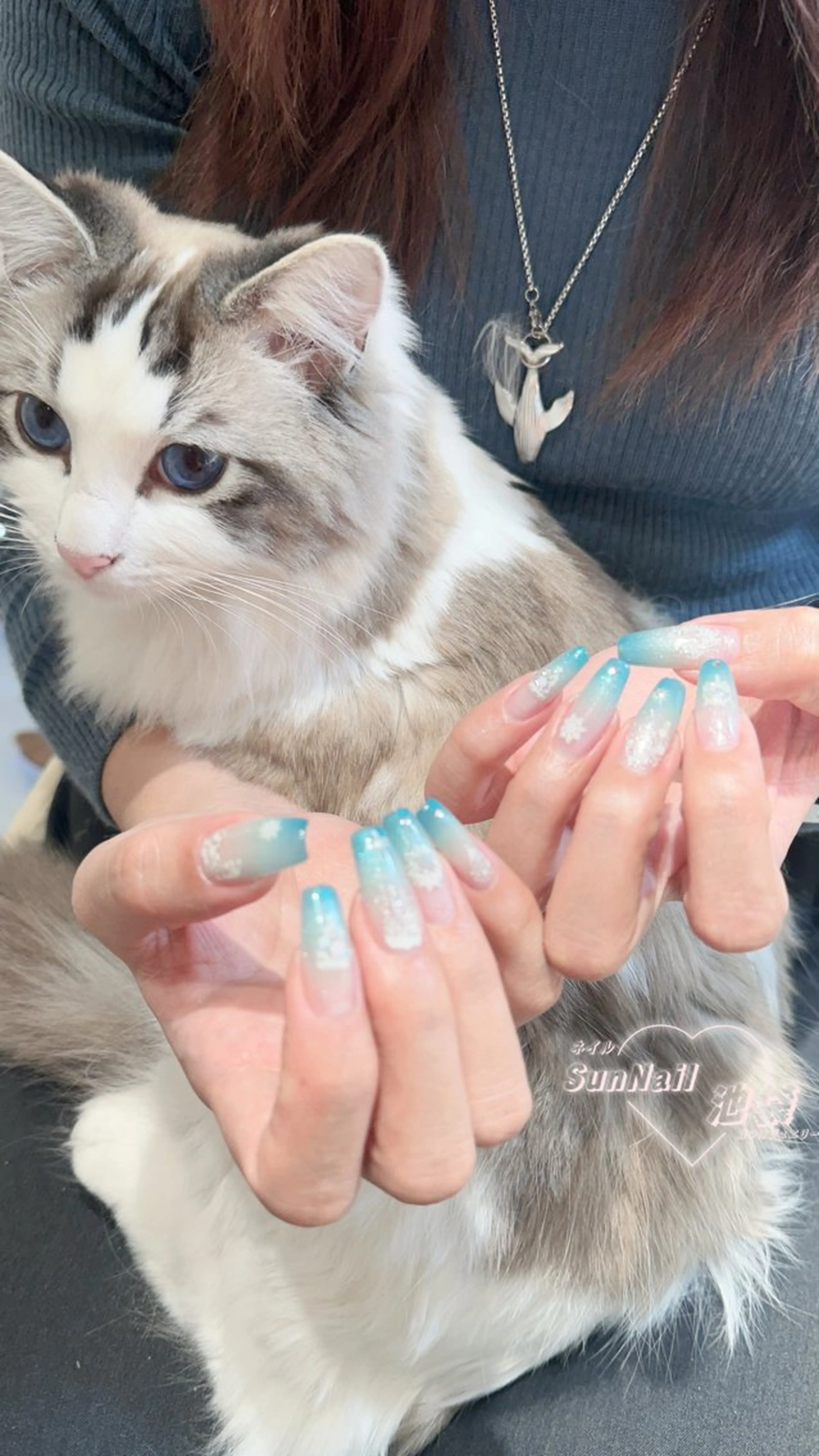 ネイル チークネイル 長さ出し フレンチネイル ガーリー 韓国ネイル ハンドネイル ハンドケア Sun Nail 池袋のエステ・リラクイメージ