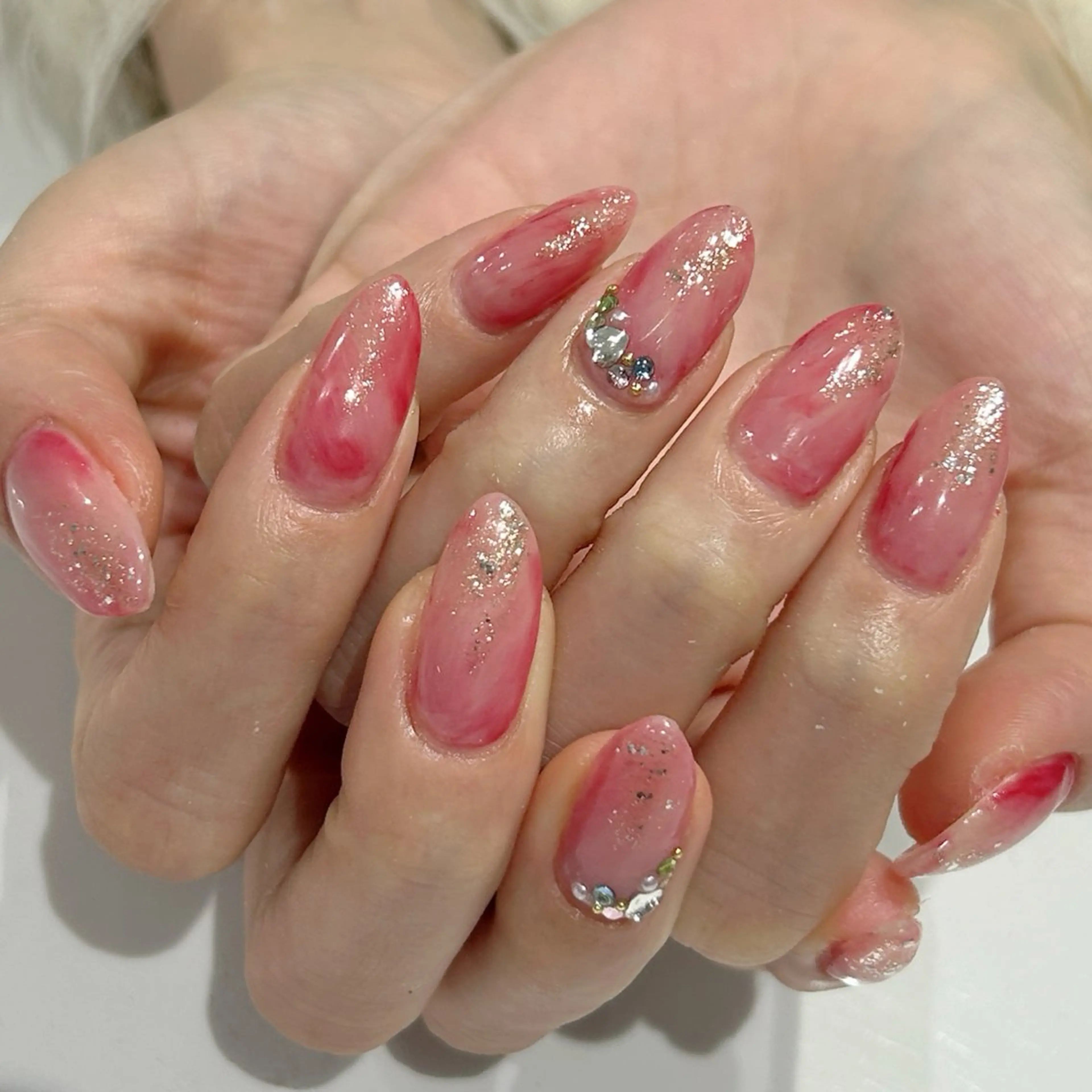 ネイル ハンドネイル はあとねいる筑紫口店 Hitomiのネイルデザイン