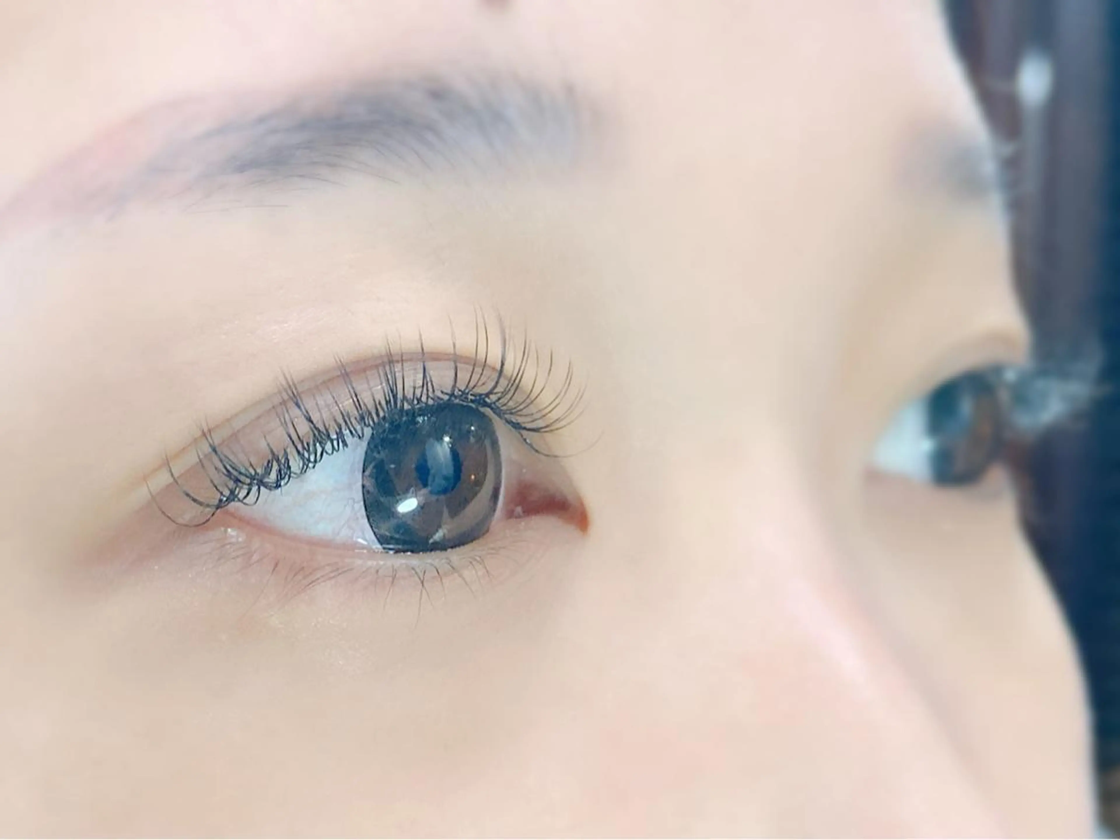 マツエク・マツパ Dカール フラットラッシュ マツエク LASHIQ南堀江 奥優美のマツエク・マツパデザイン