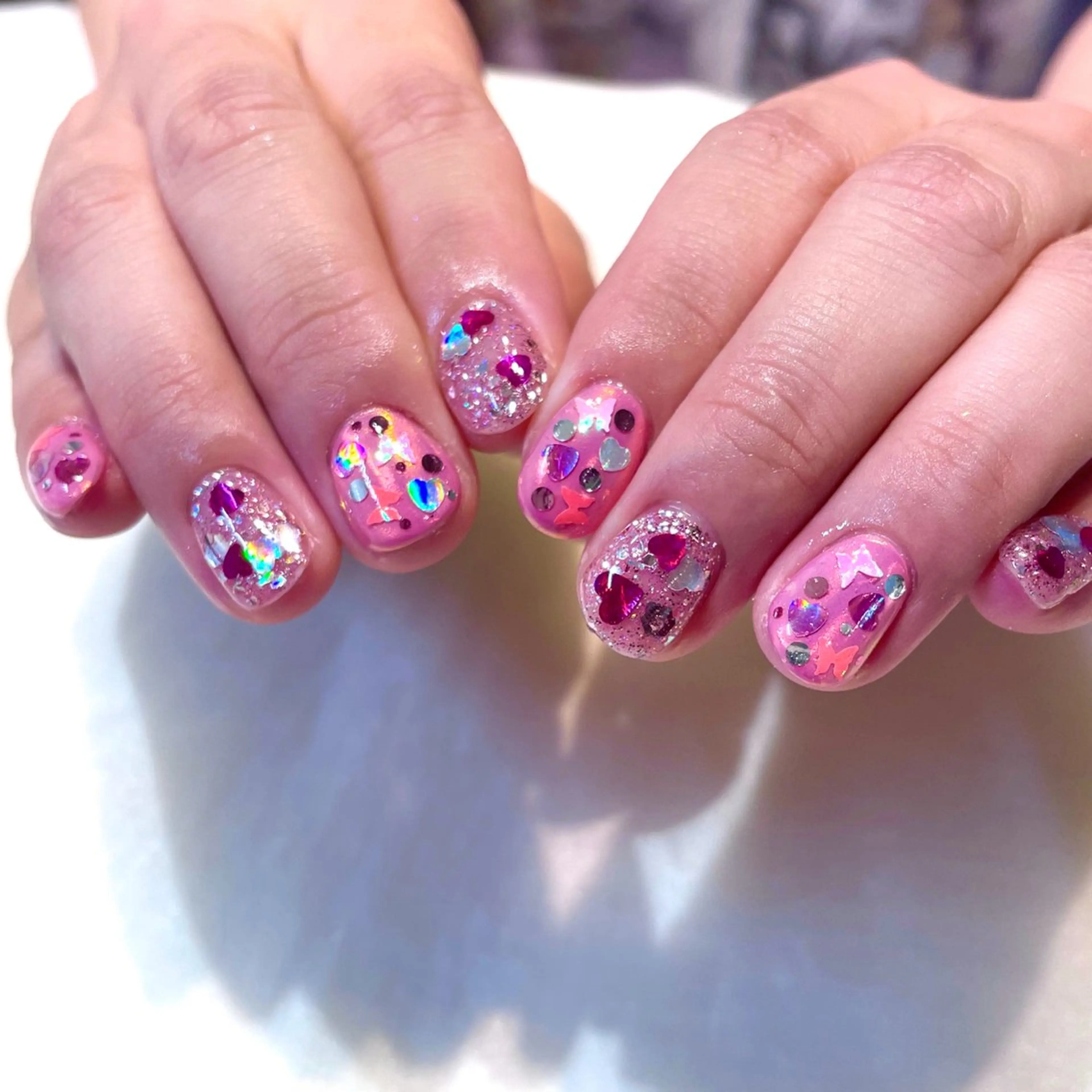 ネイル ハンドネイル 新井 ひなののネイルデザイン