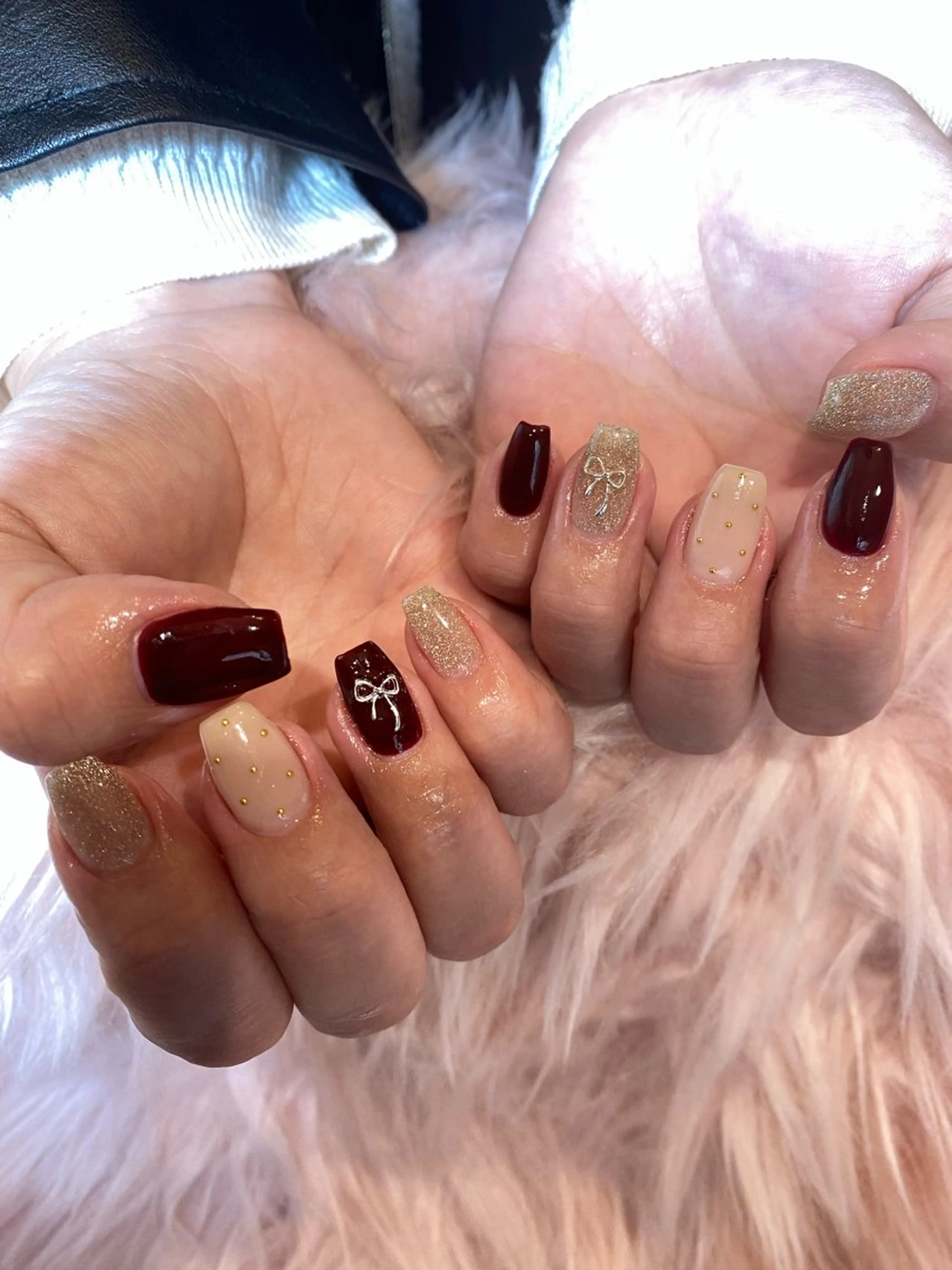 ネイル ハンドネイル crystal ⭐︎ colorのネイルデザイン