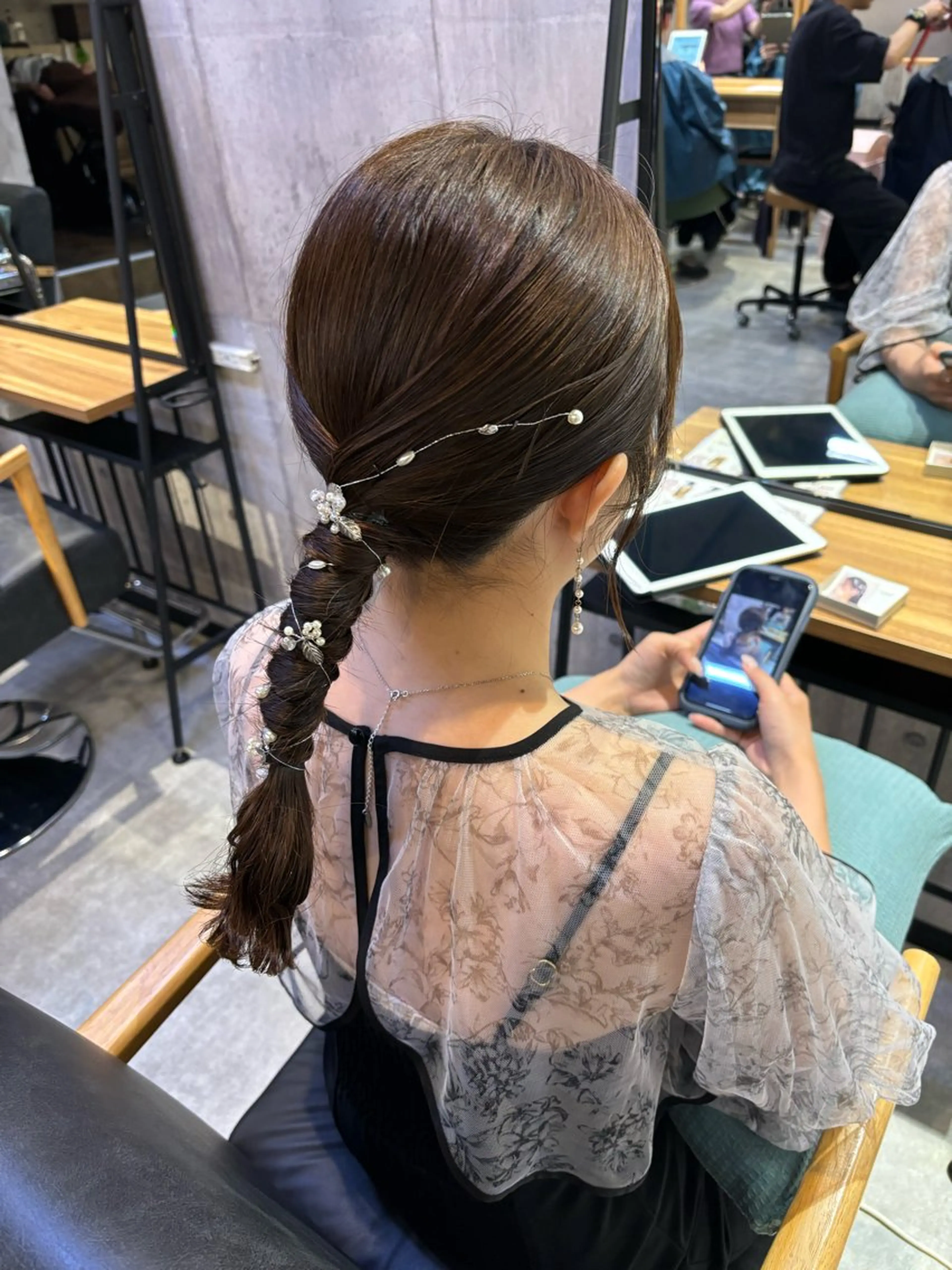 セミロング ヘアセット 【縮毛矯正特化】 kyokaのヘアスタイル