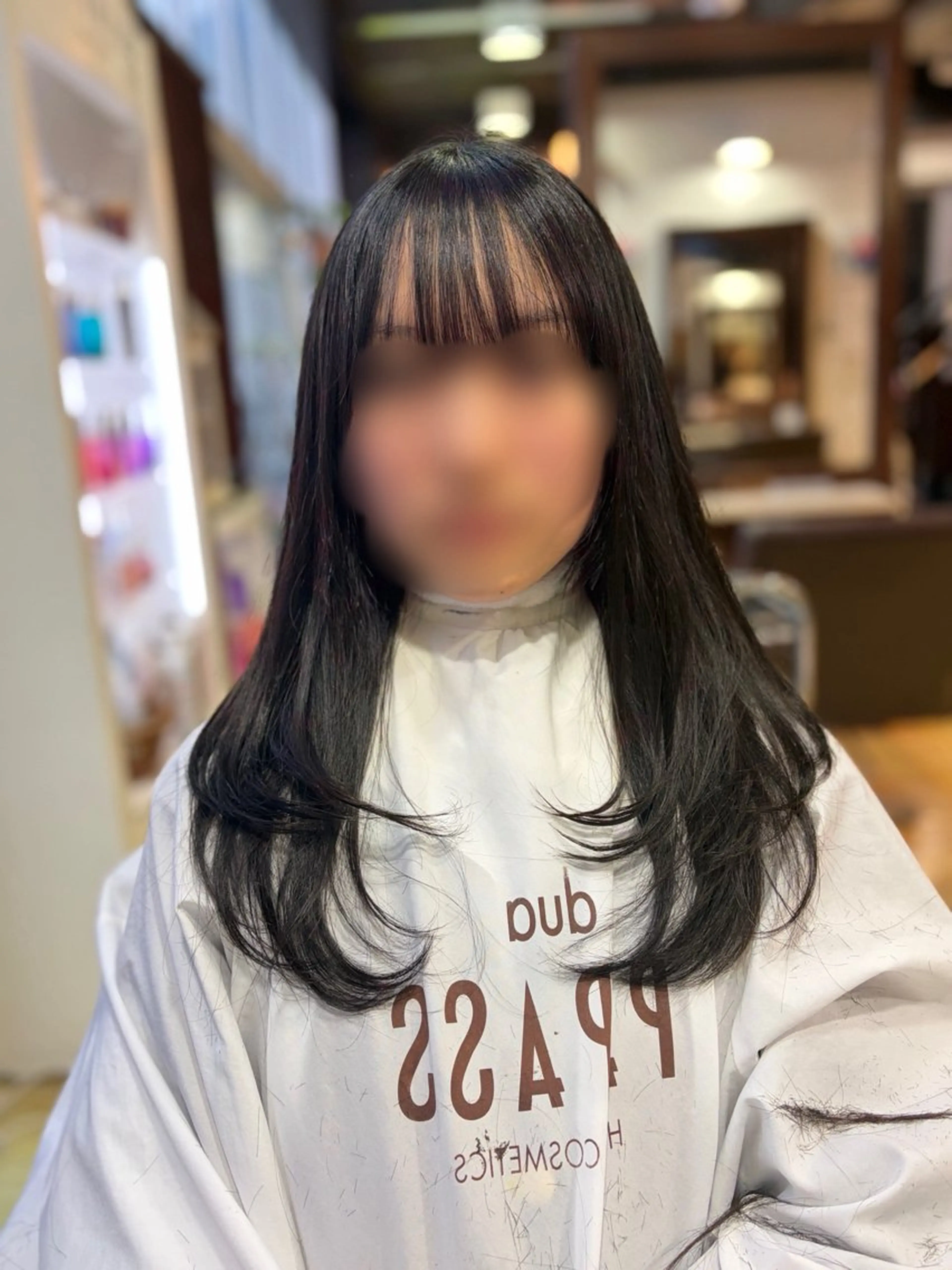 セミロング カット 岡山レイヤーカット/ 髪質改善/松島大己のヘアスタイル