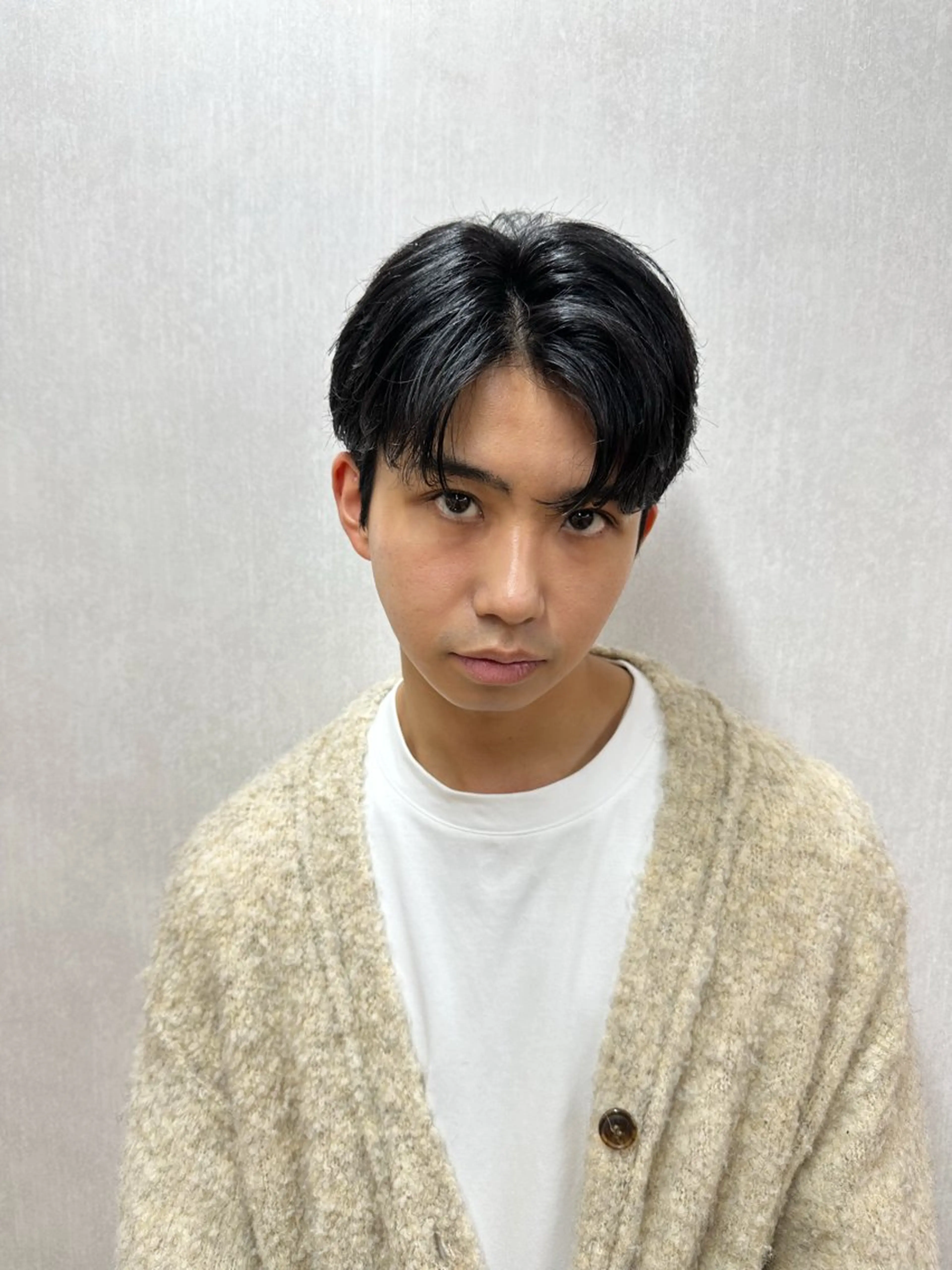 メンズ カット メンズカット/ フェザーパーマ/げんのヘアスタイル