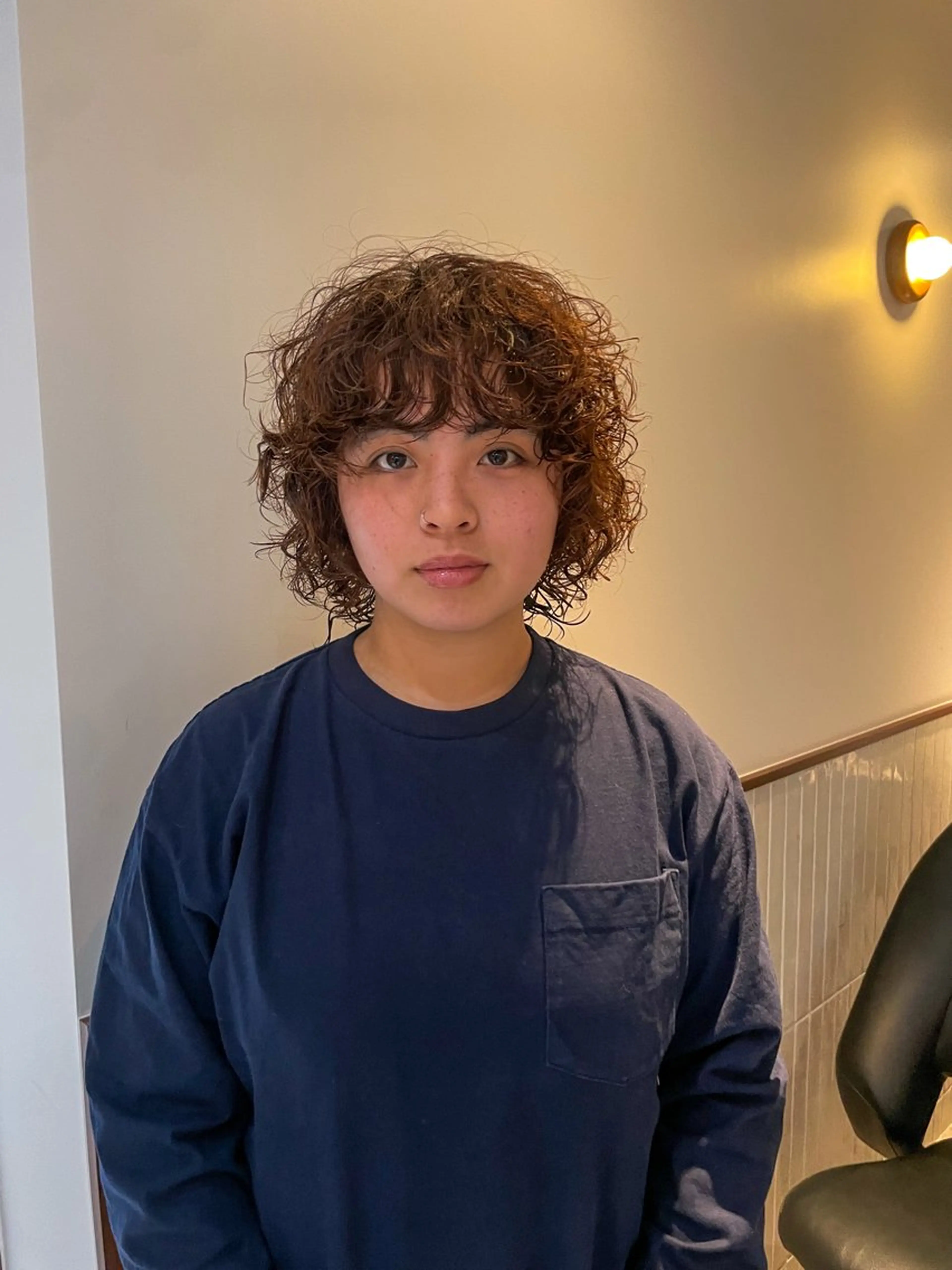 ミディアム カット パーマ 🐶メンズカット SYUMA🐶のヘアスタイル