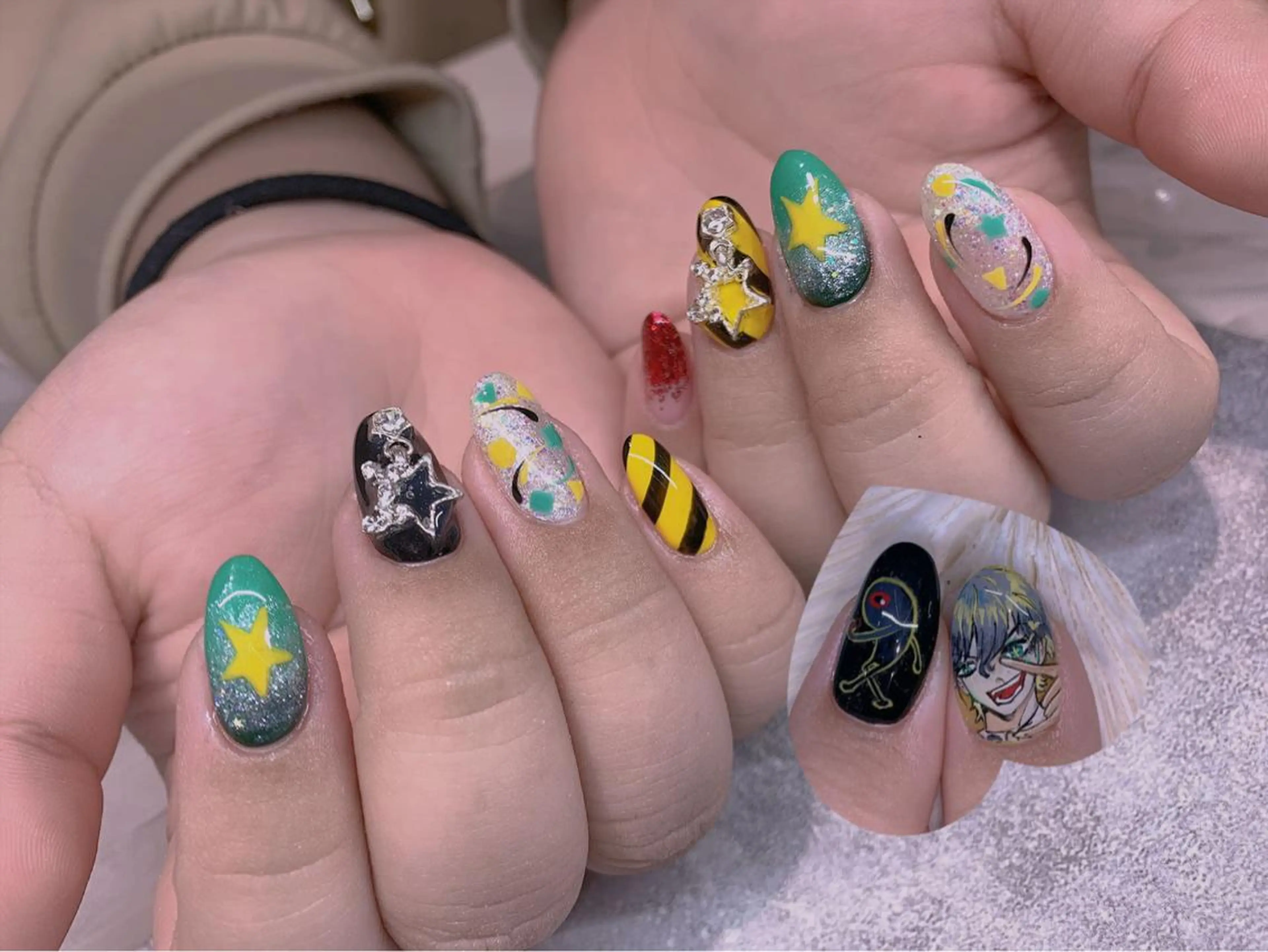 ネイル アートネイル 長さだし専門店 M2　rikaのネイルデザイン