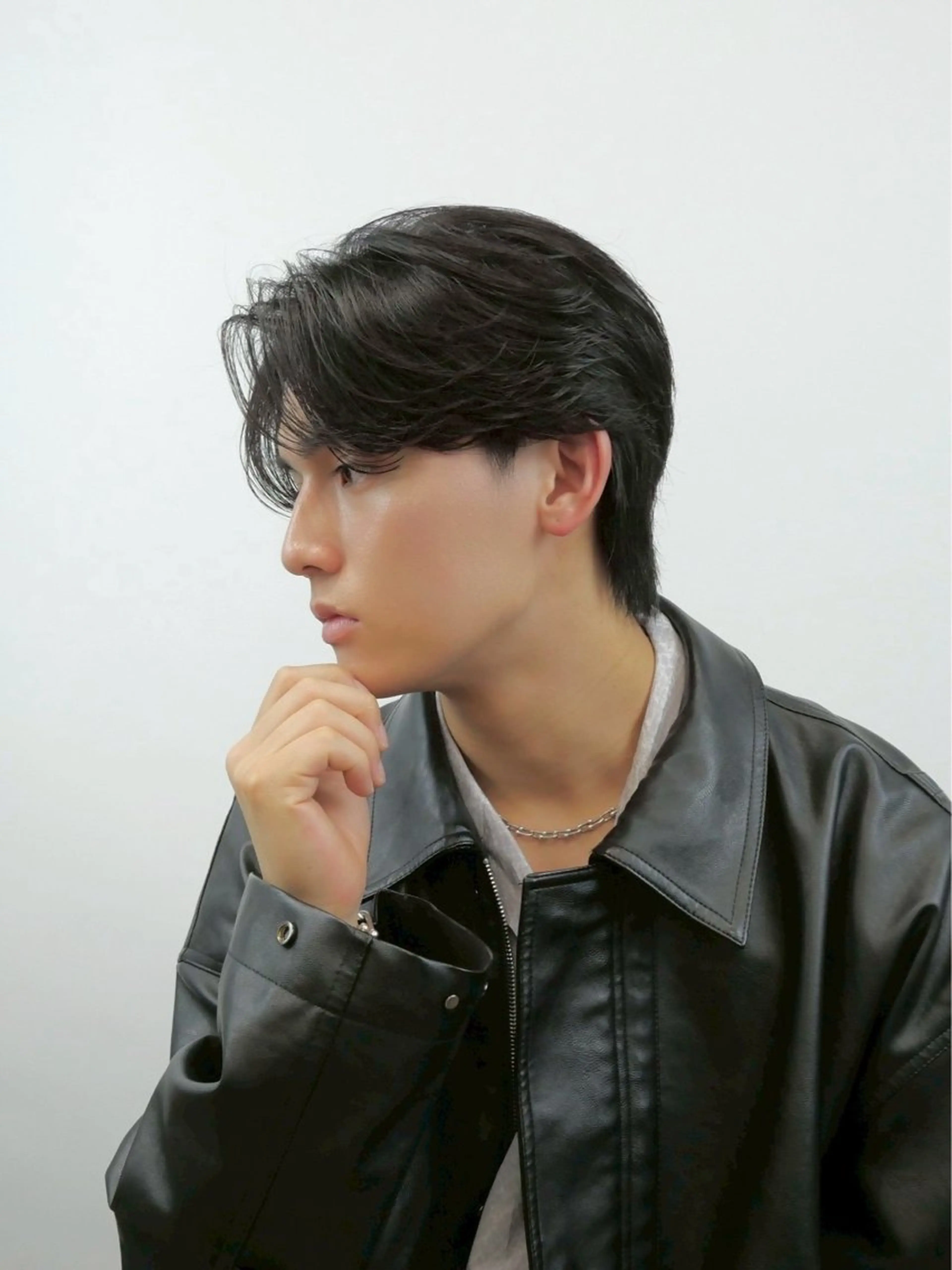 パーマ メンズ 押野見 萌流のヘアスタイル