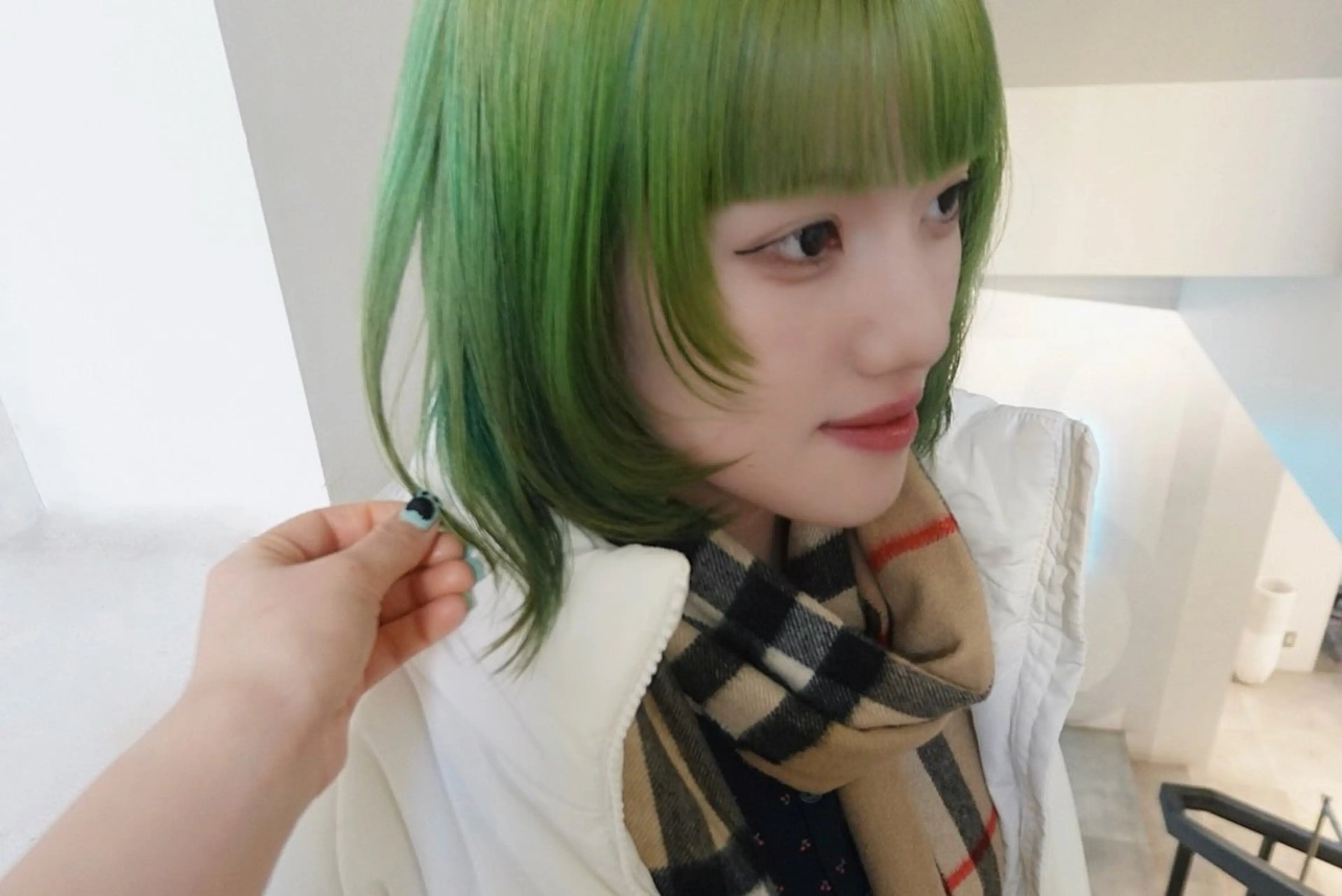 カラー ヘアカラー デザイン/ハッシュ レイヤー/senaのヘアスタイル